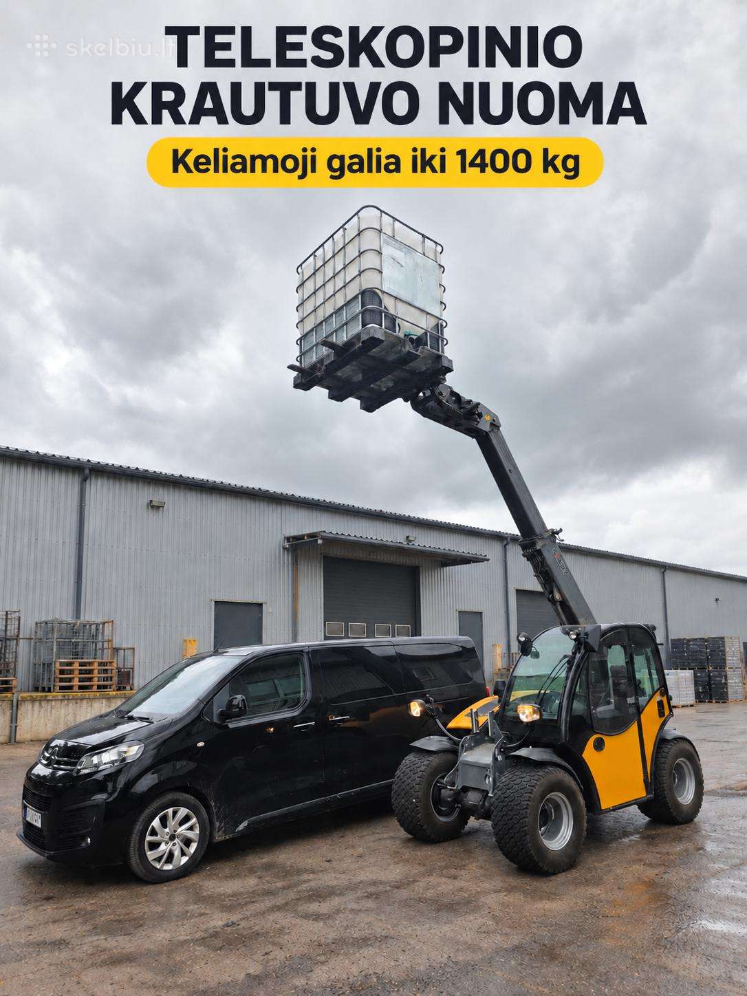Teleskopinio krautuvo nuoma - Giant 4548 Tendo