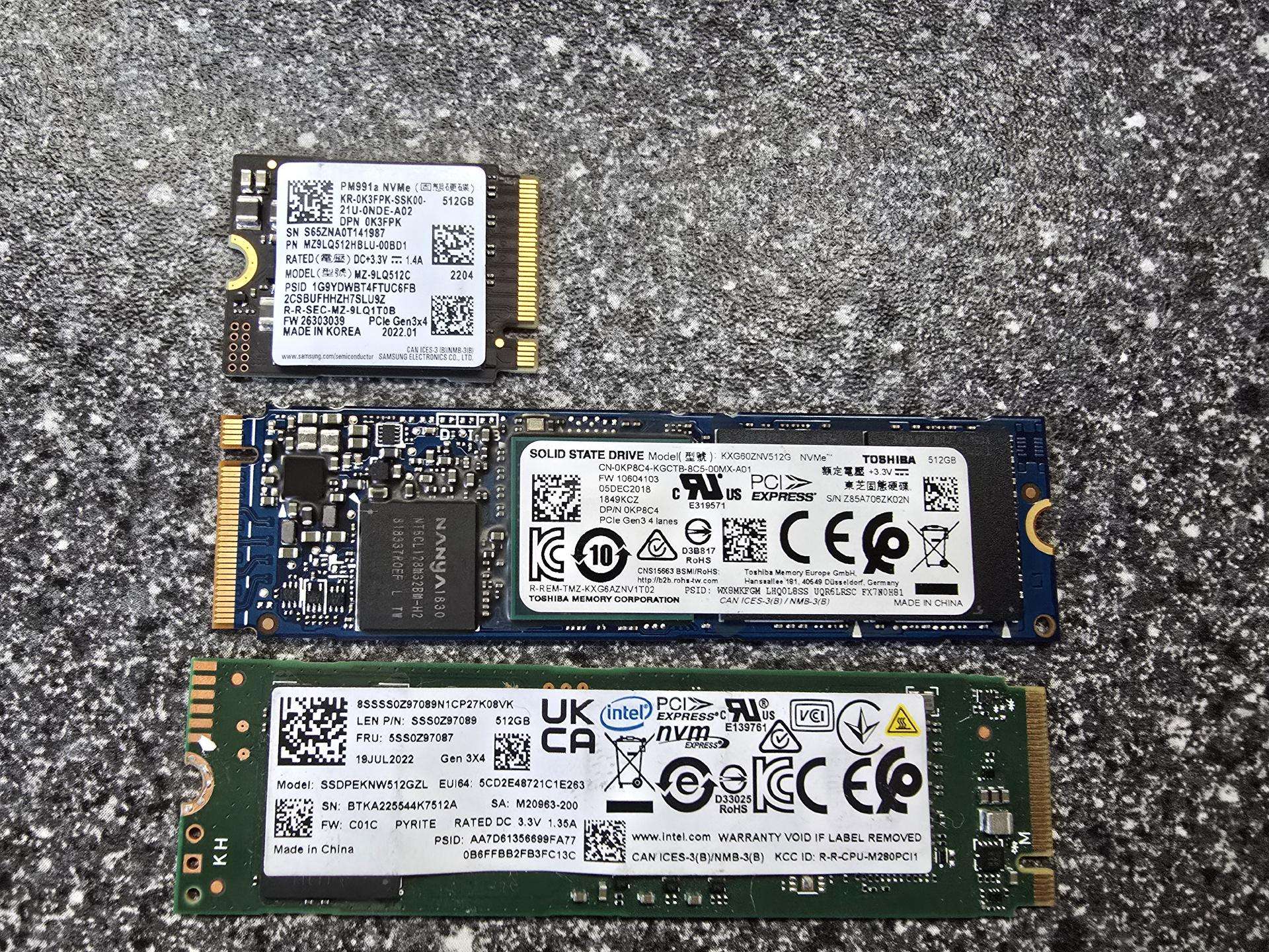 Samsung 512 GB Nvme