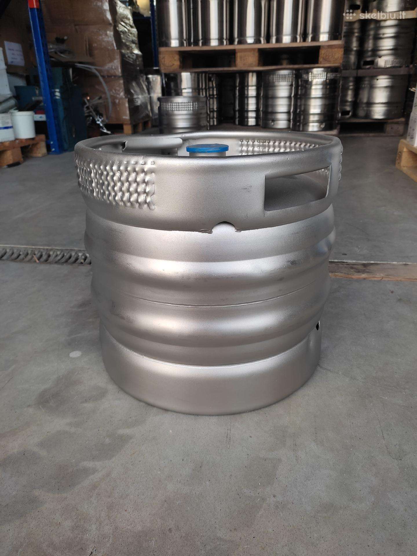 Nerūdijančio plieno 30 l Euro statinė (Keg)