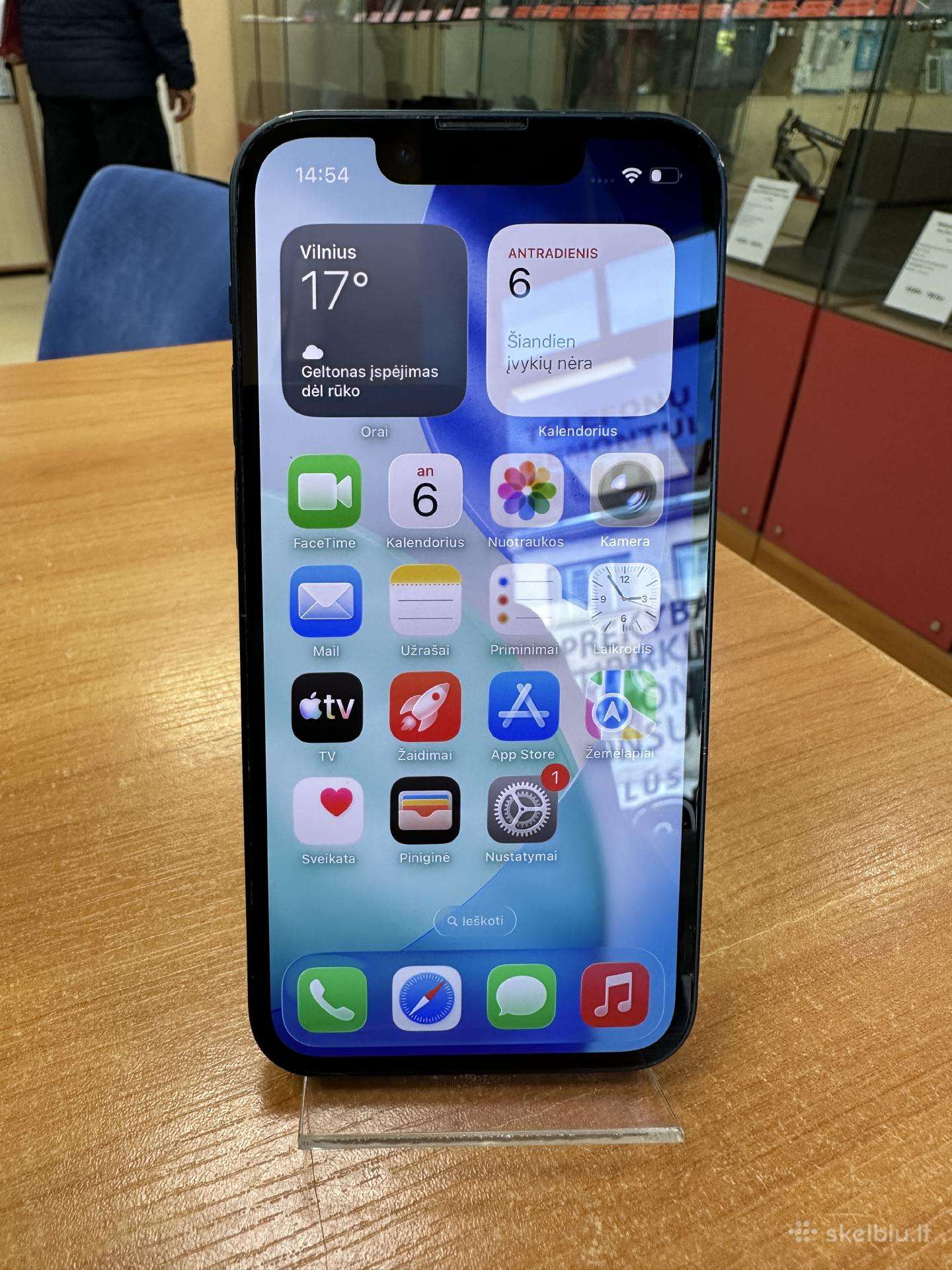 Apple iPhone 13 Mini 256 GB (Naudotas)