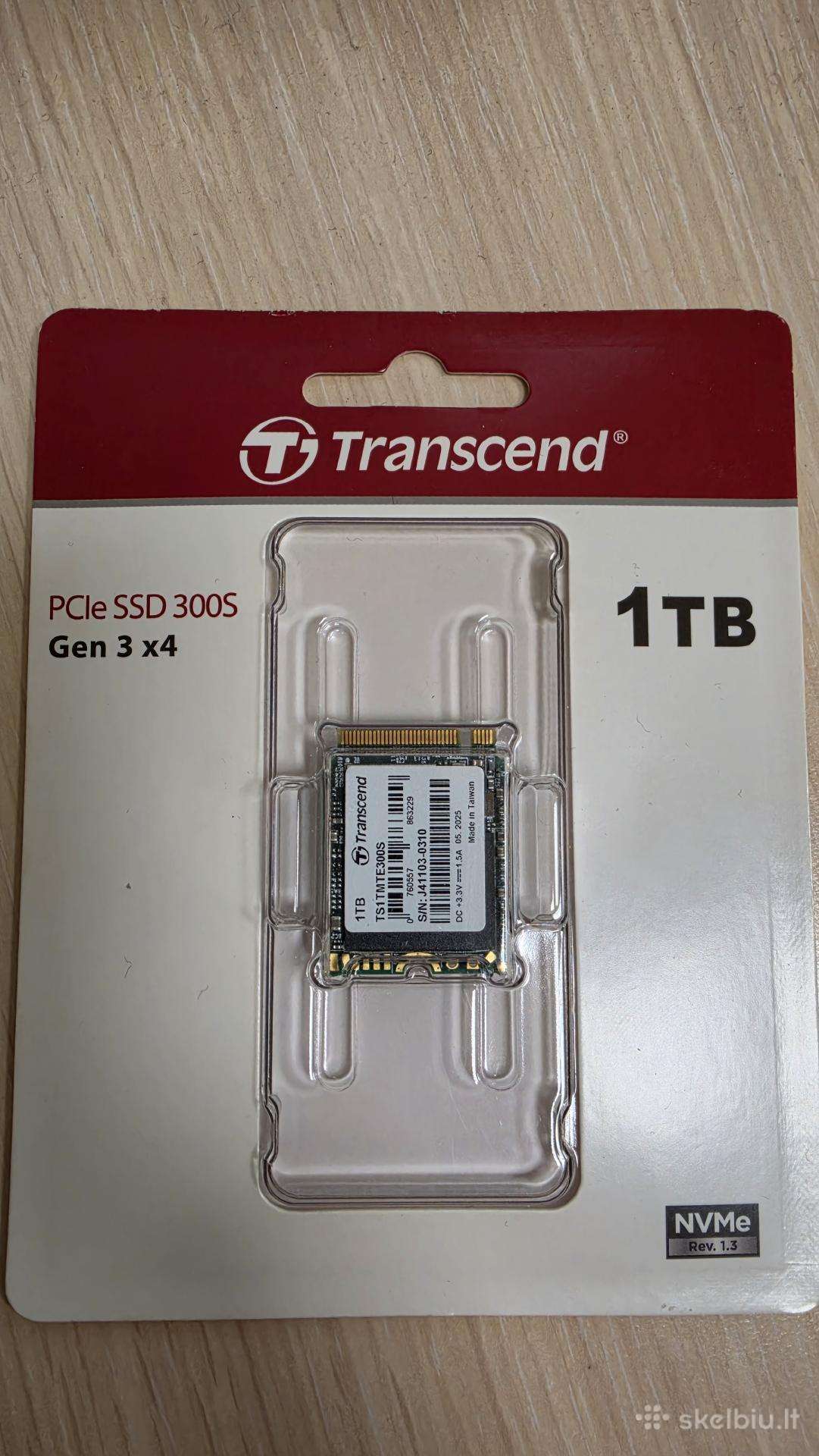 Naujas SSD Diskas Nvme M.2 2230 1tb Pcie Gen3