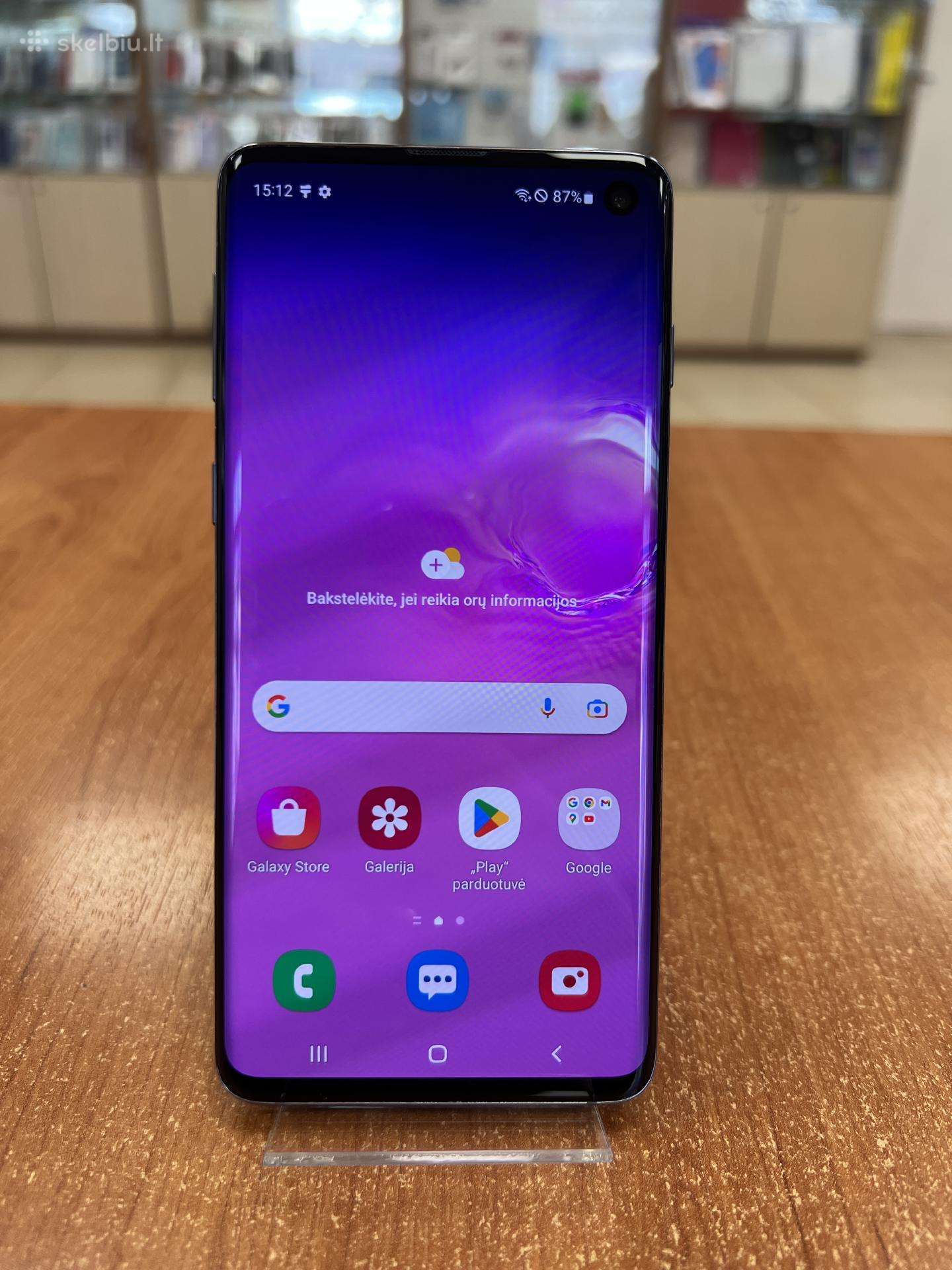Samsung G973 Galaxy S10 128gb (naudotas)