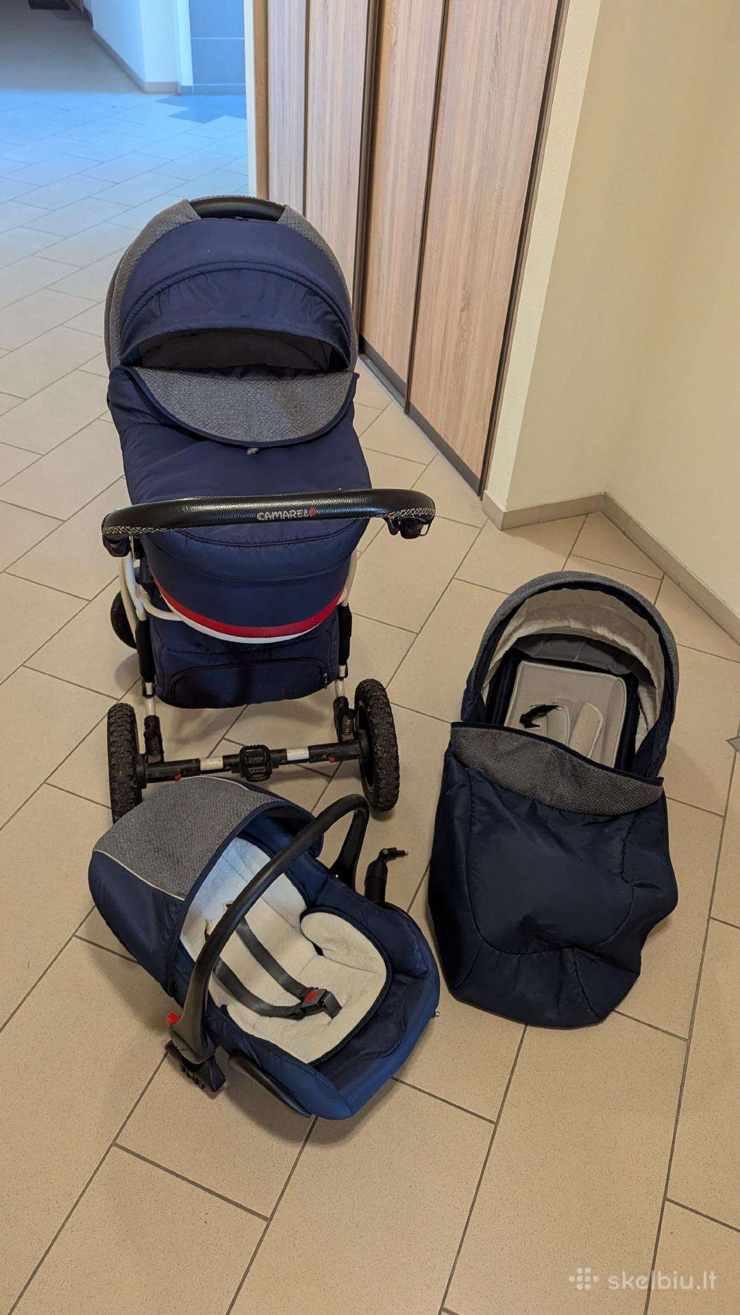 Vežimėlis Camarelo Sirion 3 in 1 (Labai geros būkl