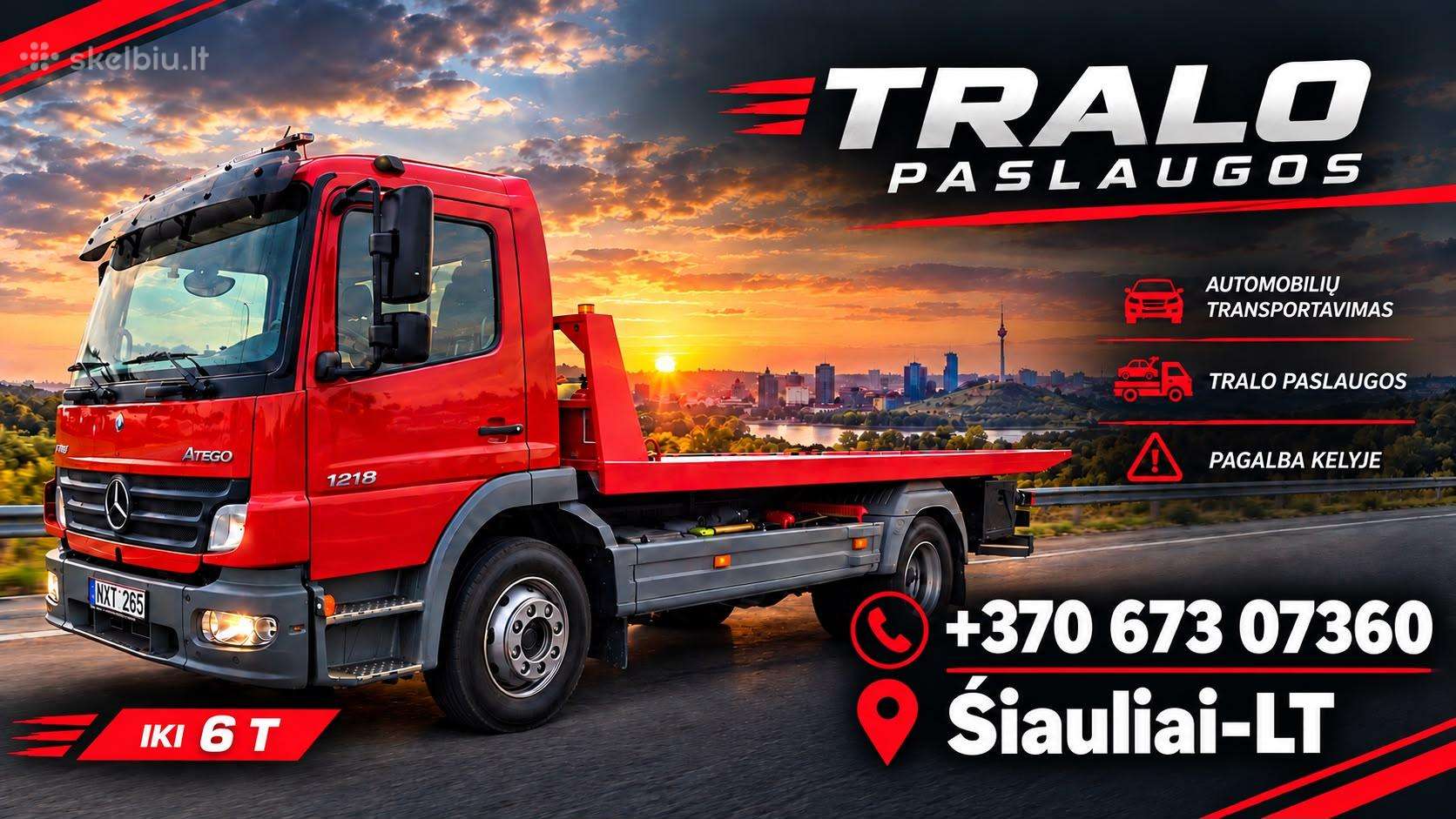 Techninė Pagalba Kelyje visą parą 24h.