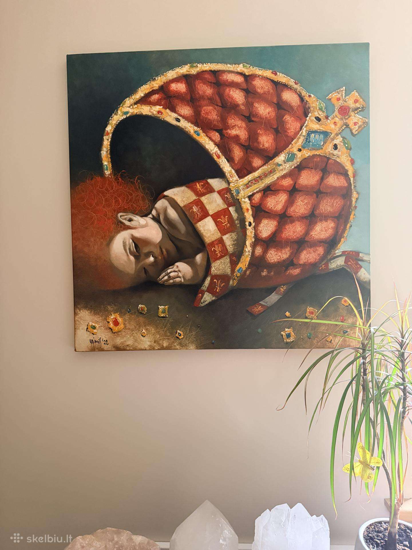 Lietuvių tapytojo originalus paveikslas 80x80