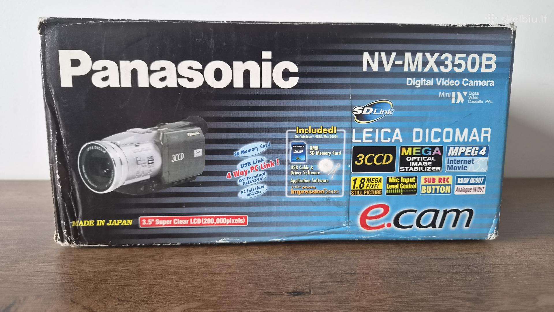 Nv-mx350b su mini Dv kasetem leica optika