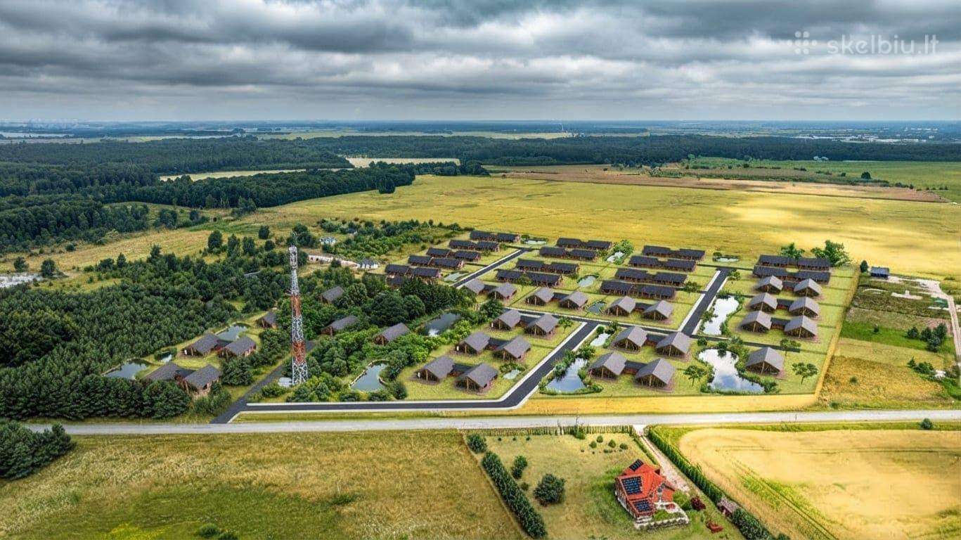 Sklypai pušyno ir vandens telkinių apsuptyje