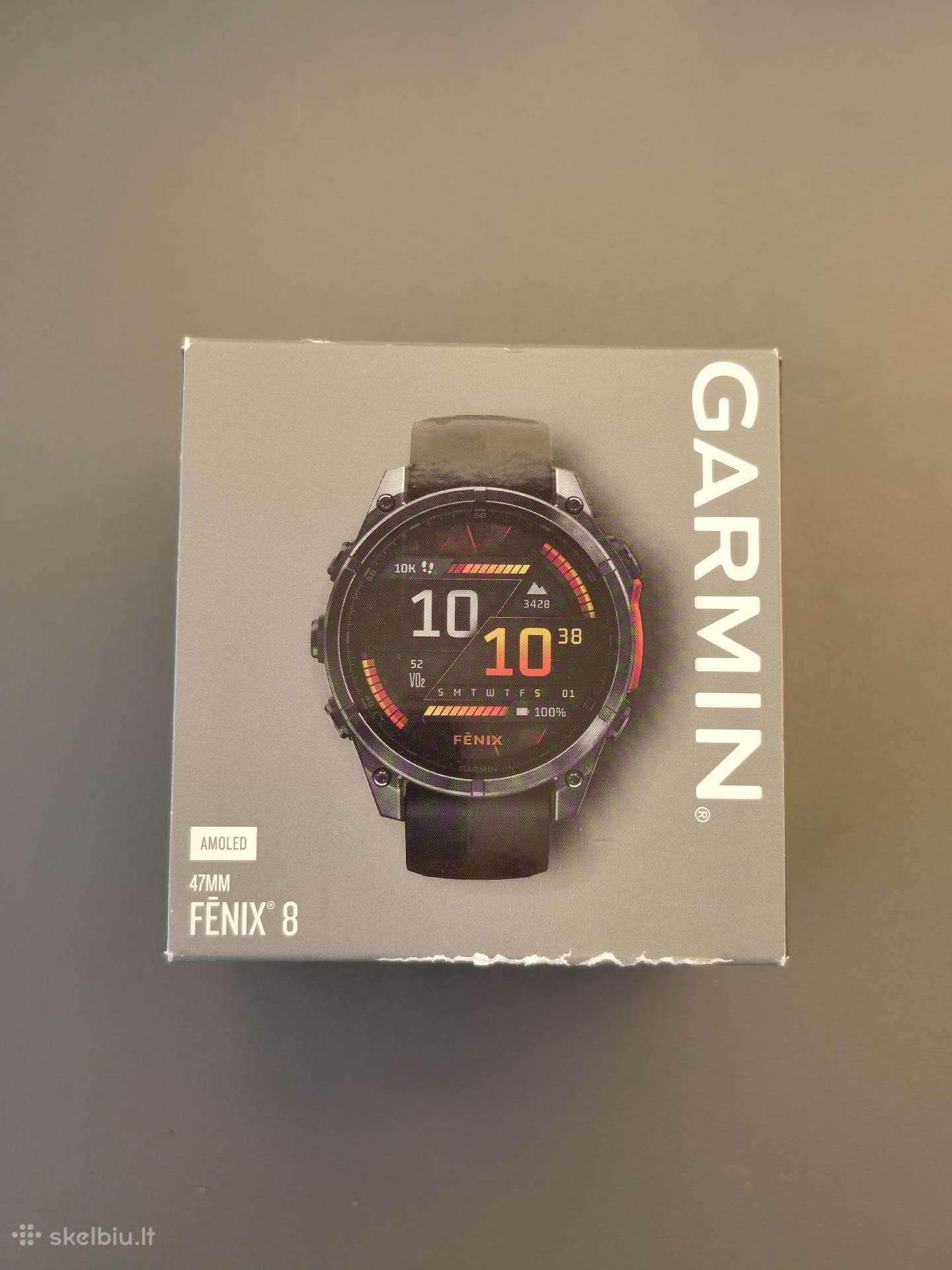 Naujas Garmin Fēnix 8 Amoled 47 mm – 550 €
