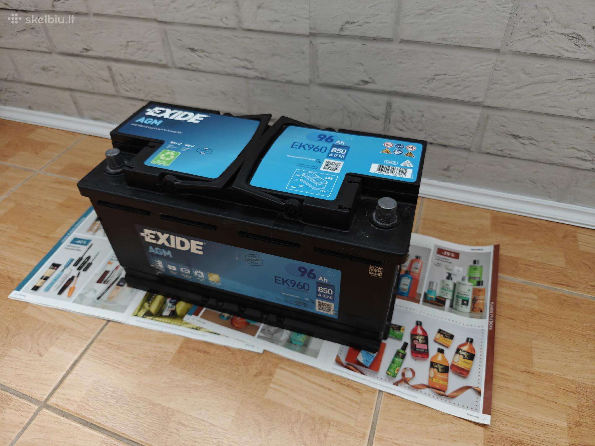 Exide 96 Ah 850 A Ek960 Agm