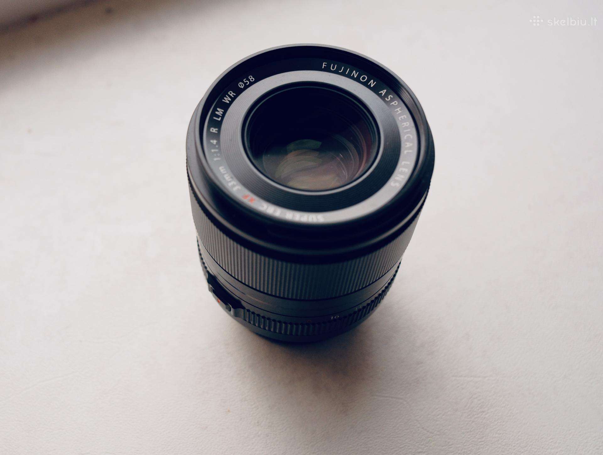Idealios būklės objektyvas Fuji 33mm F1.4