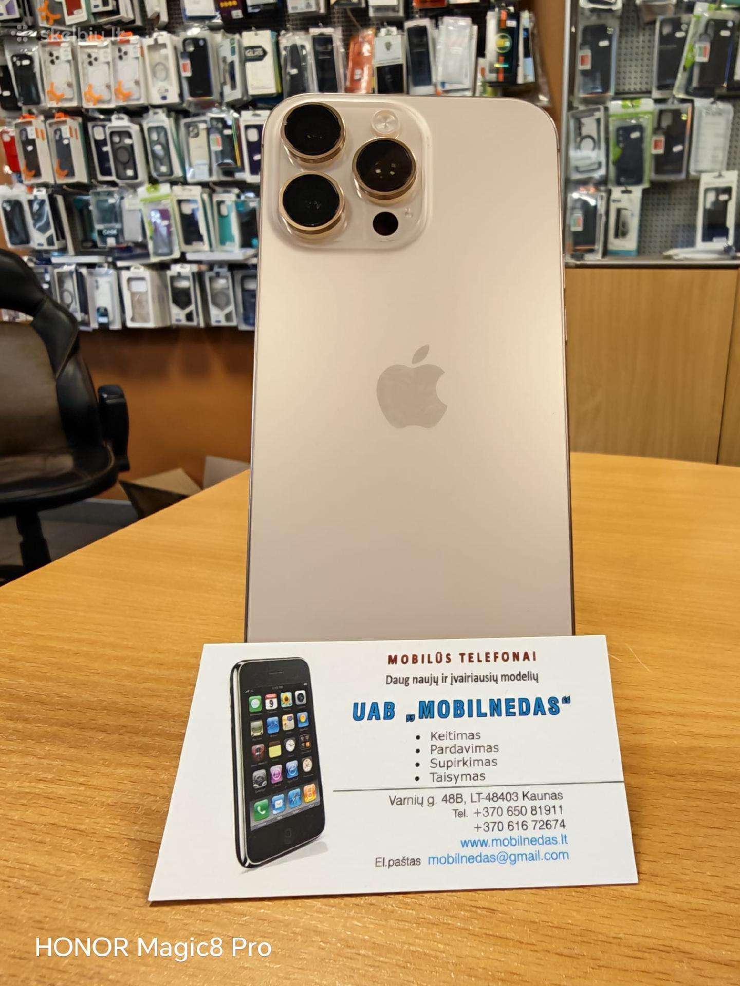iPhone 16 Pro Max Desert Titanium 256gb Kaina 830e