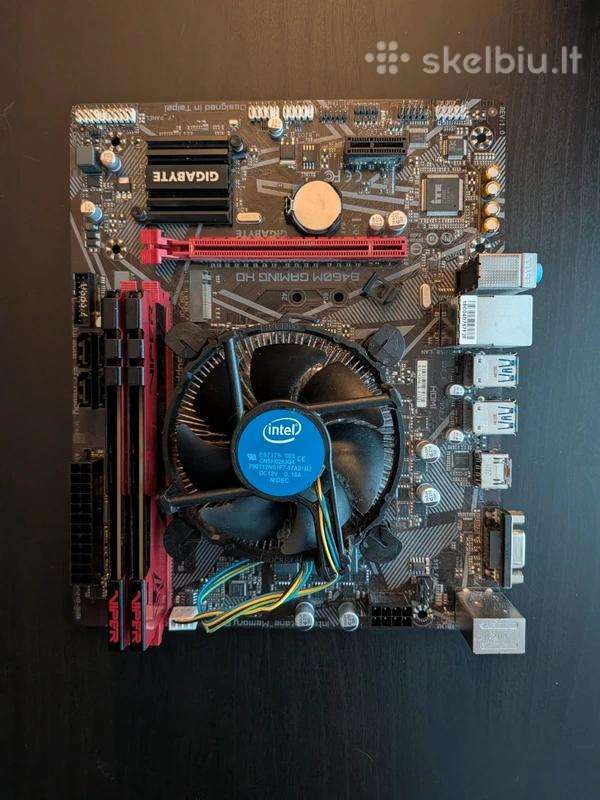 Intel Core i3-10100f + Gigabyte B460m + 16gb Ddr4