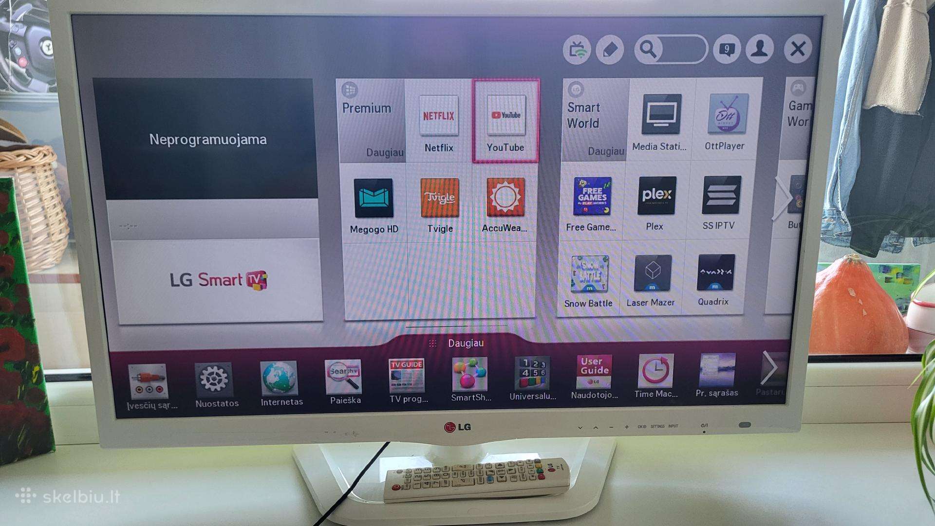 Televizorius LG smarttv WiFi