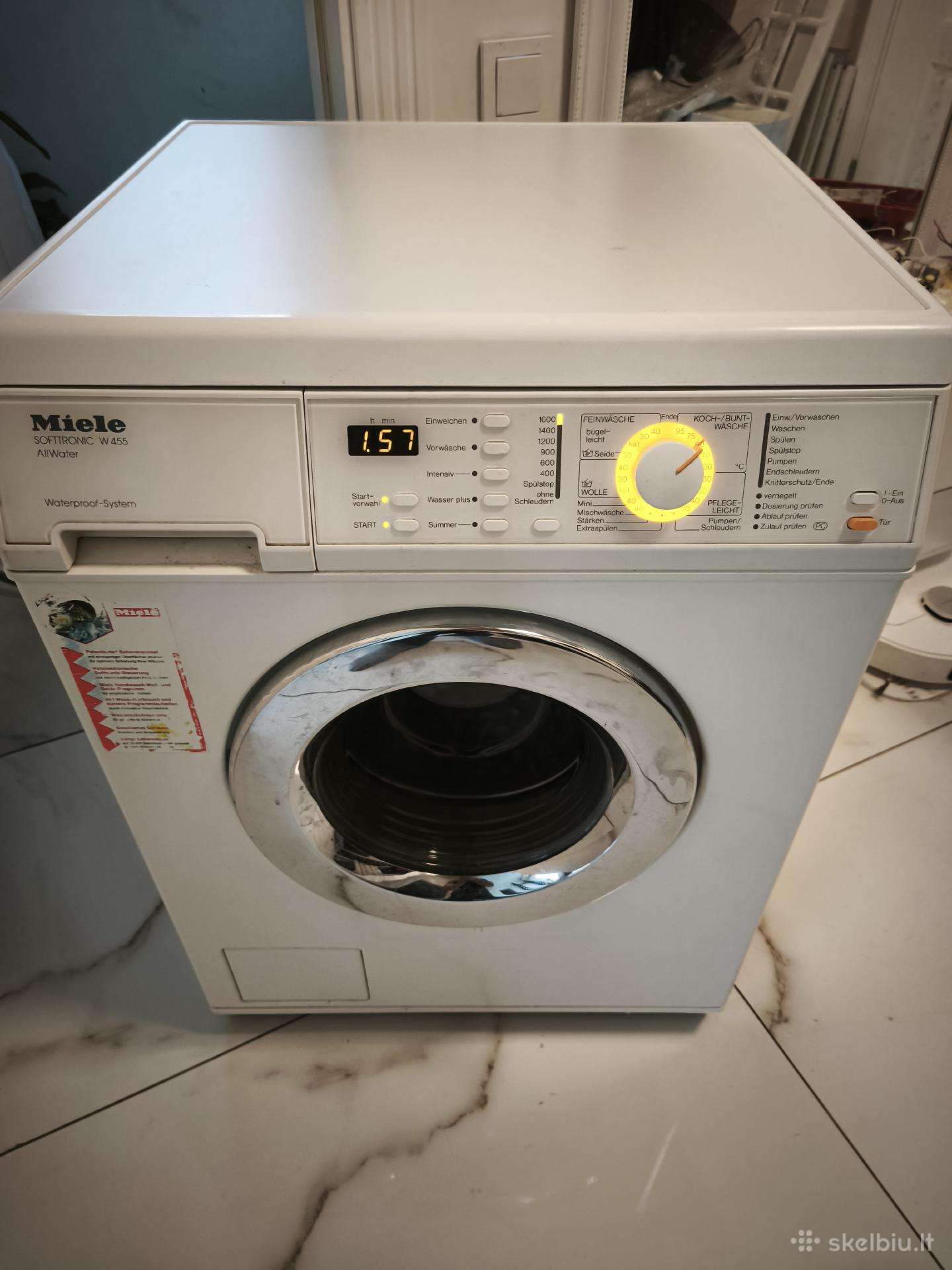 W455 Miele skalbimo mašina tvarkinga