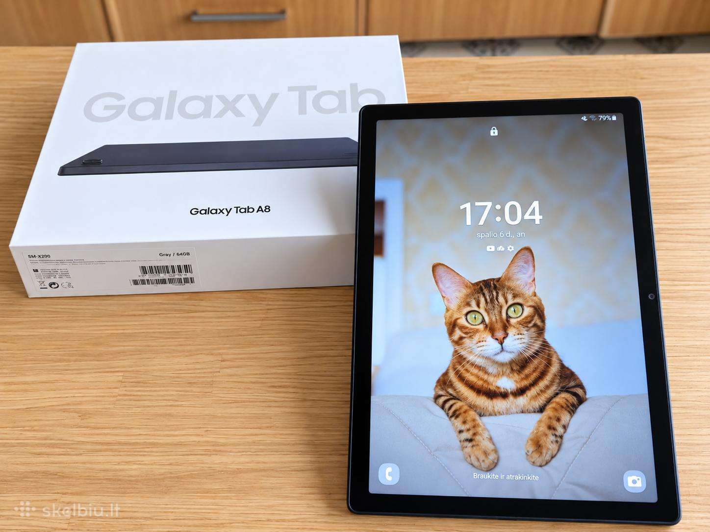 Samsung Galaxy Tab A8 10.5" 4gb/64gb Wi-fi dėžute