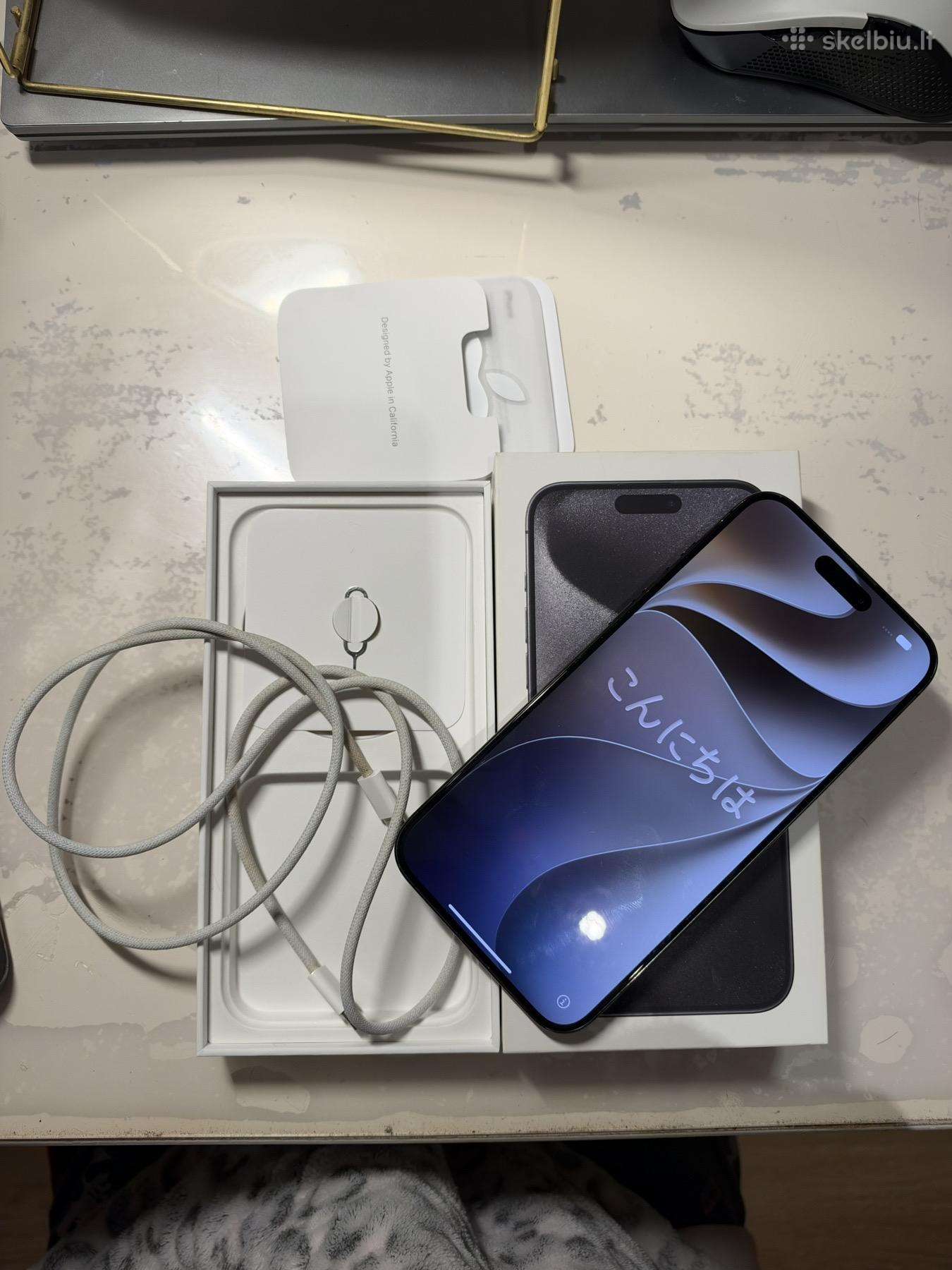 iPhone 15 pro max 512gb black