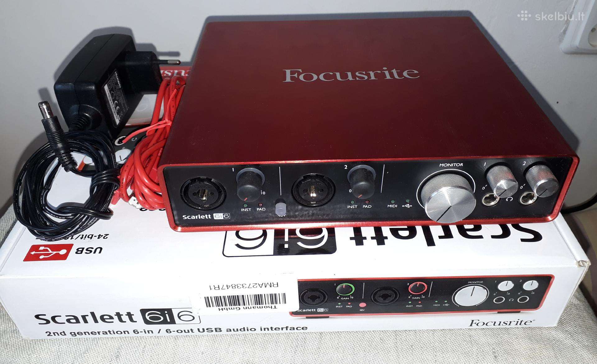 Focusrite Scarlett 6i6 2nd Gen