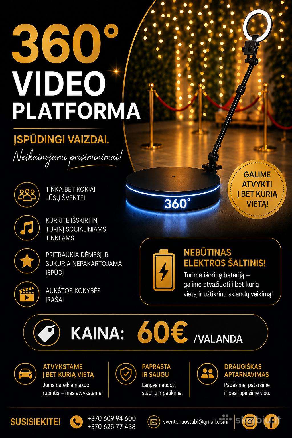 360 video platforma