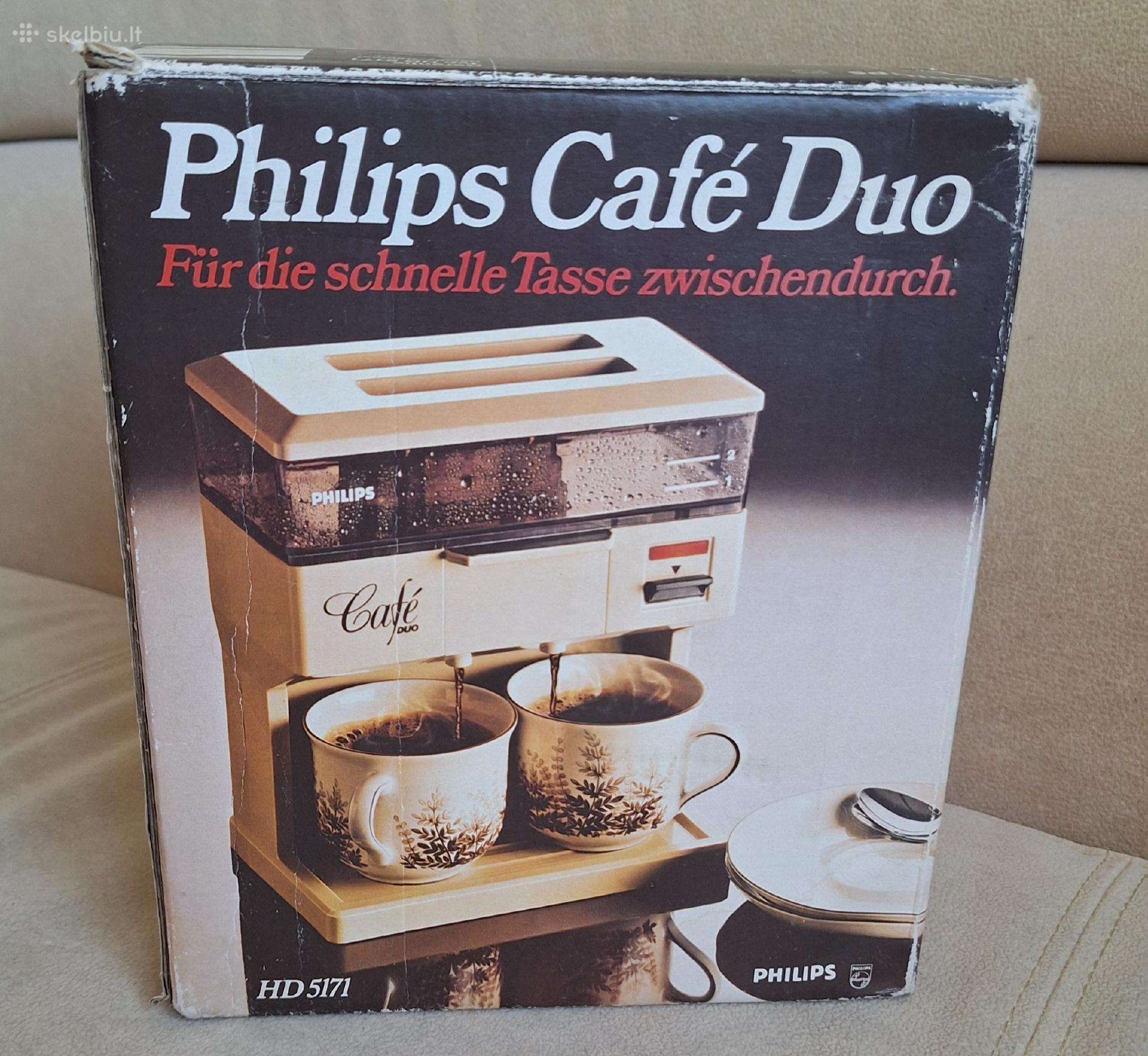 Vintažinis retro kavos aparatas Philips Cafe Duo