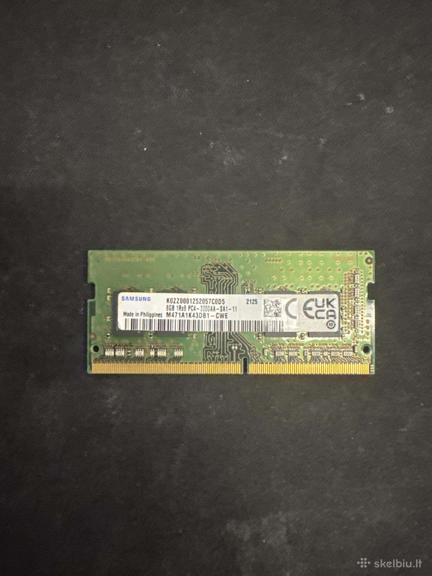 Ddr 4 8gb RAM so dimm 3200mhz
