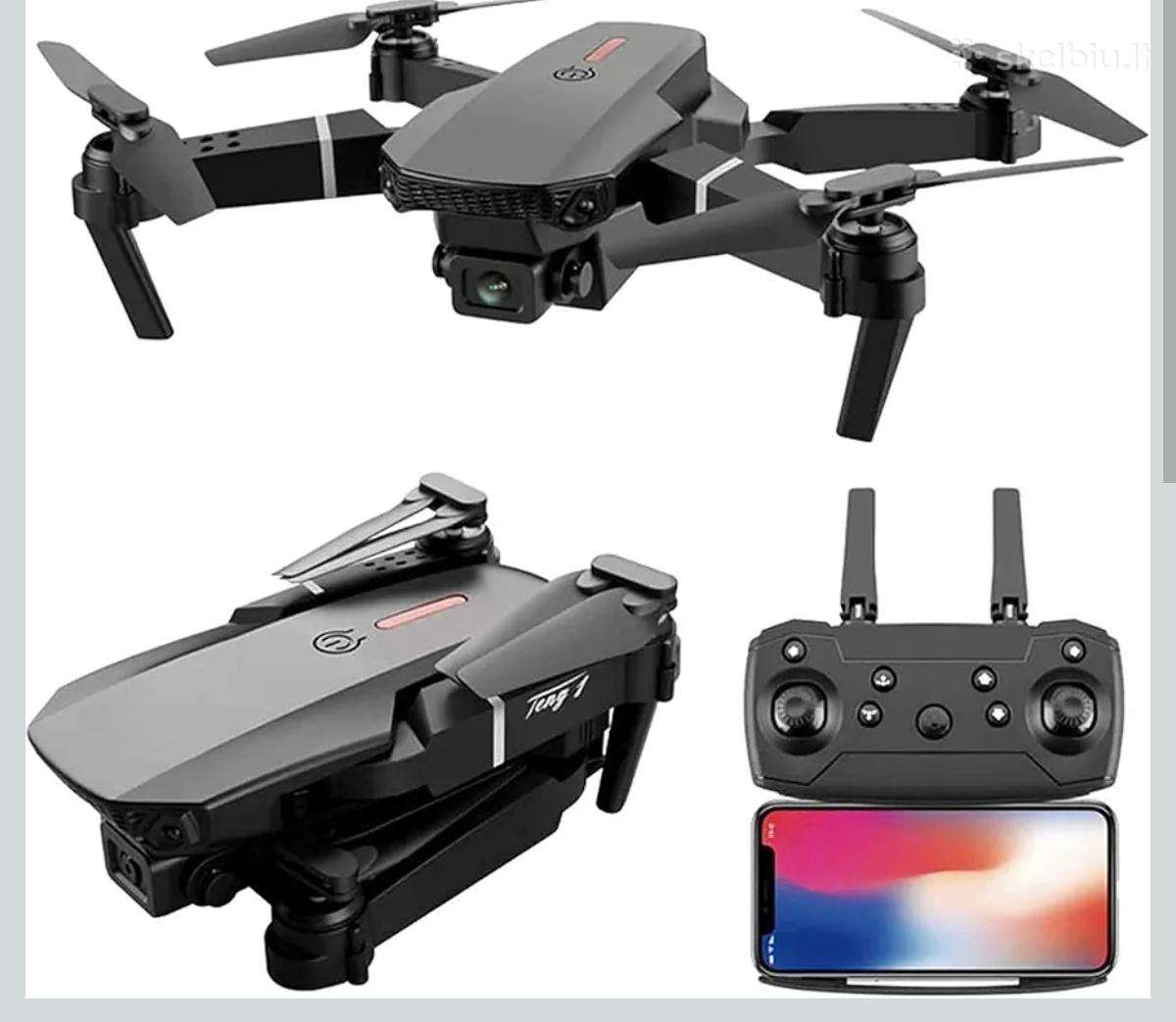 Dronas E88 pro su 2 kamerom