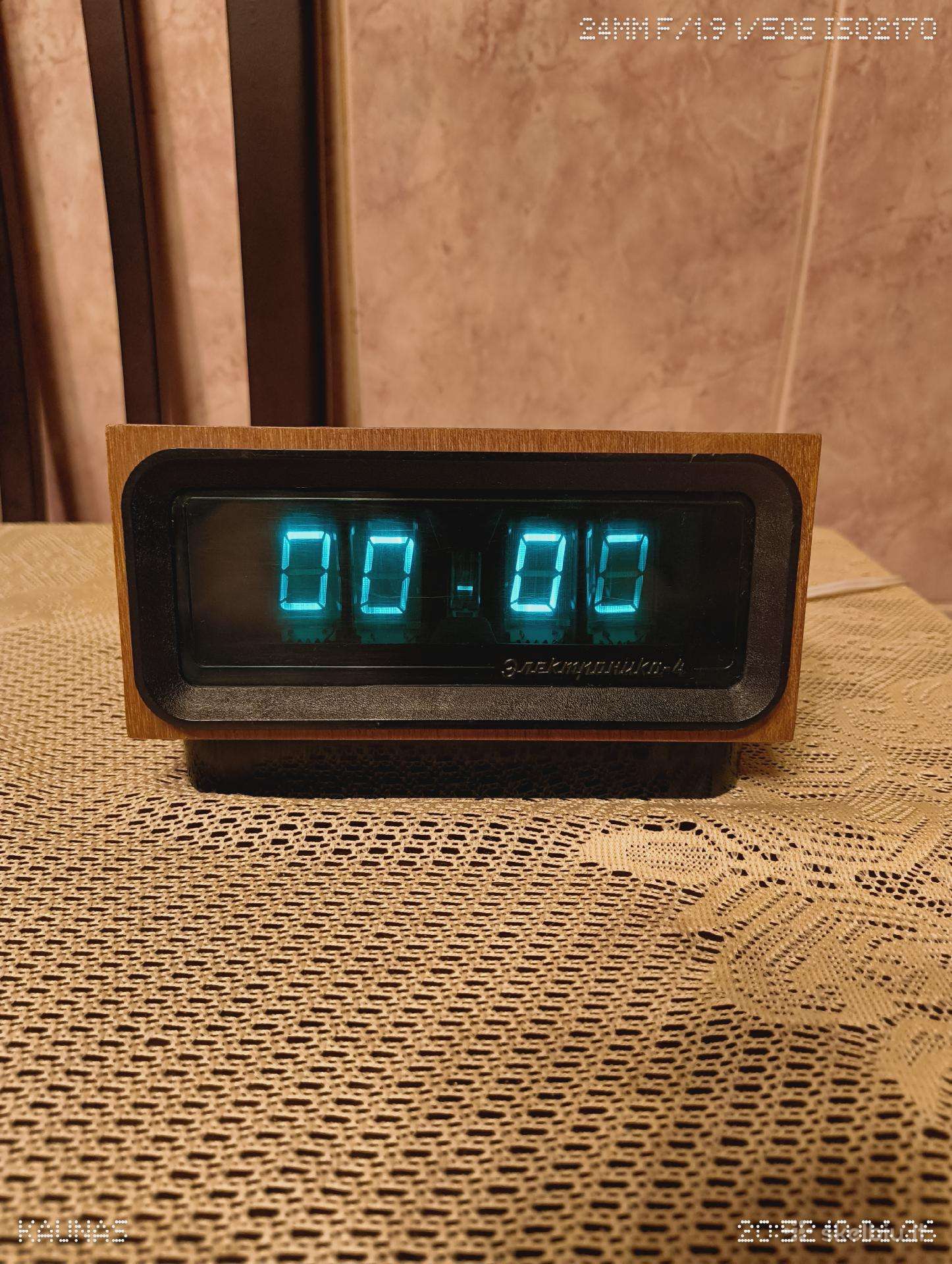 CcCCCP laikrodis Elektronika 4 Labai Gero Stovio