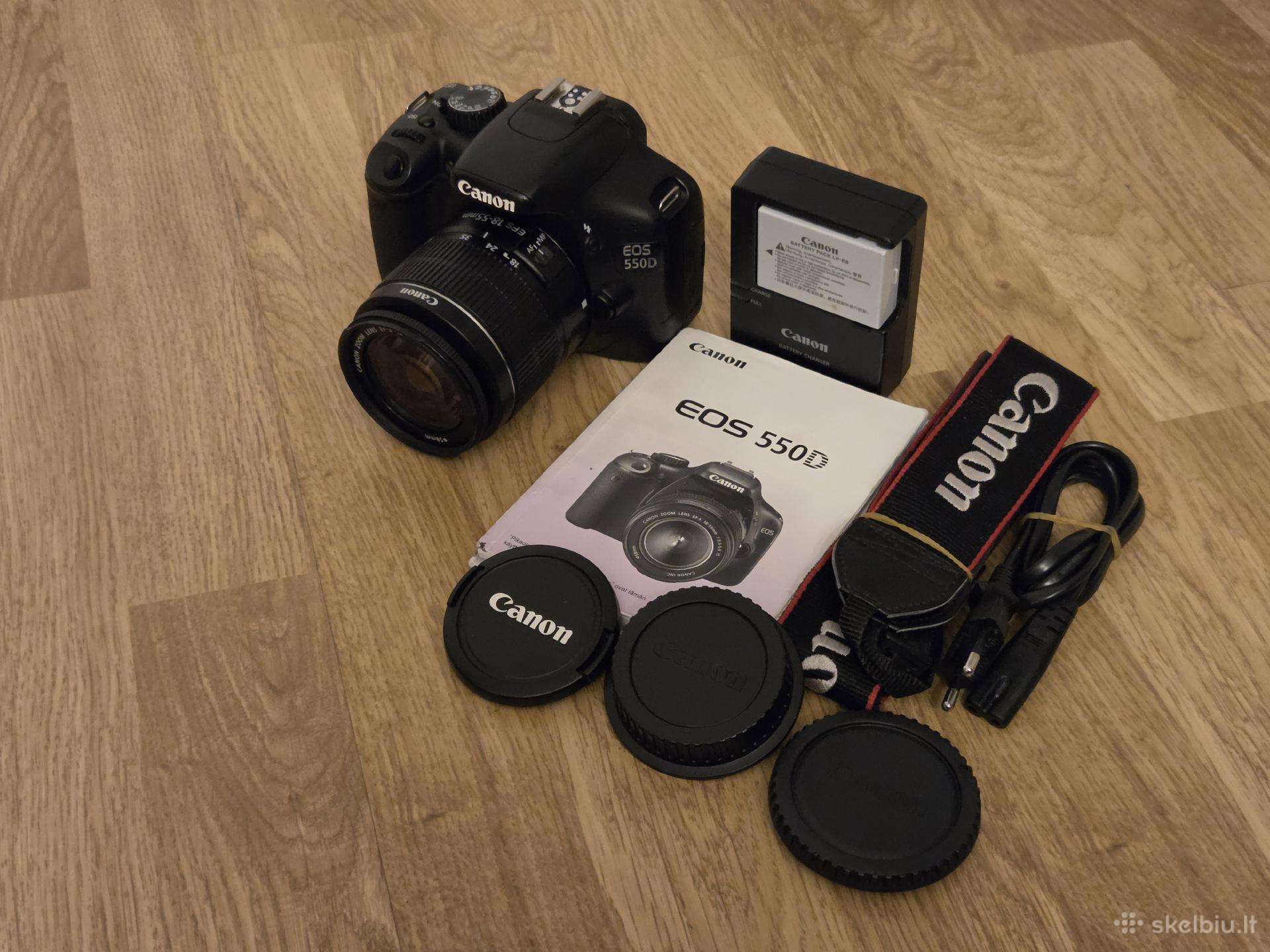 Canon EOS 550d / Dslr / 18-55mm Efs / 15k kadrų