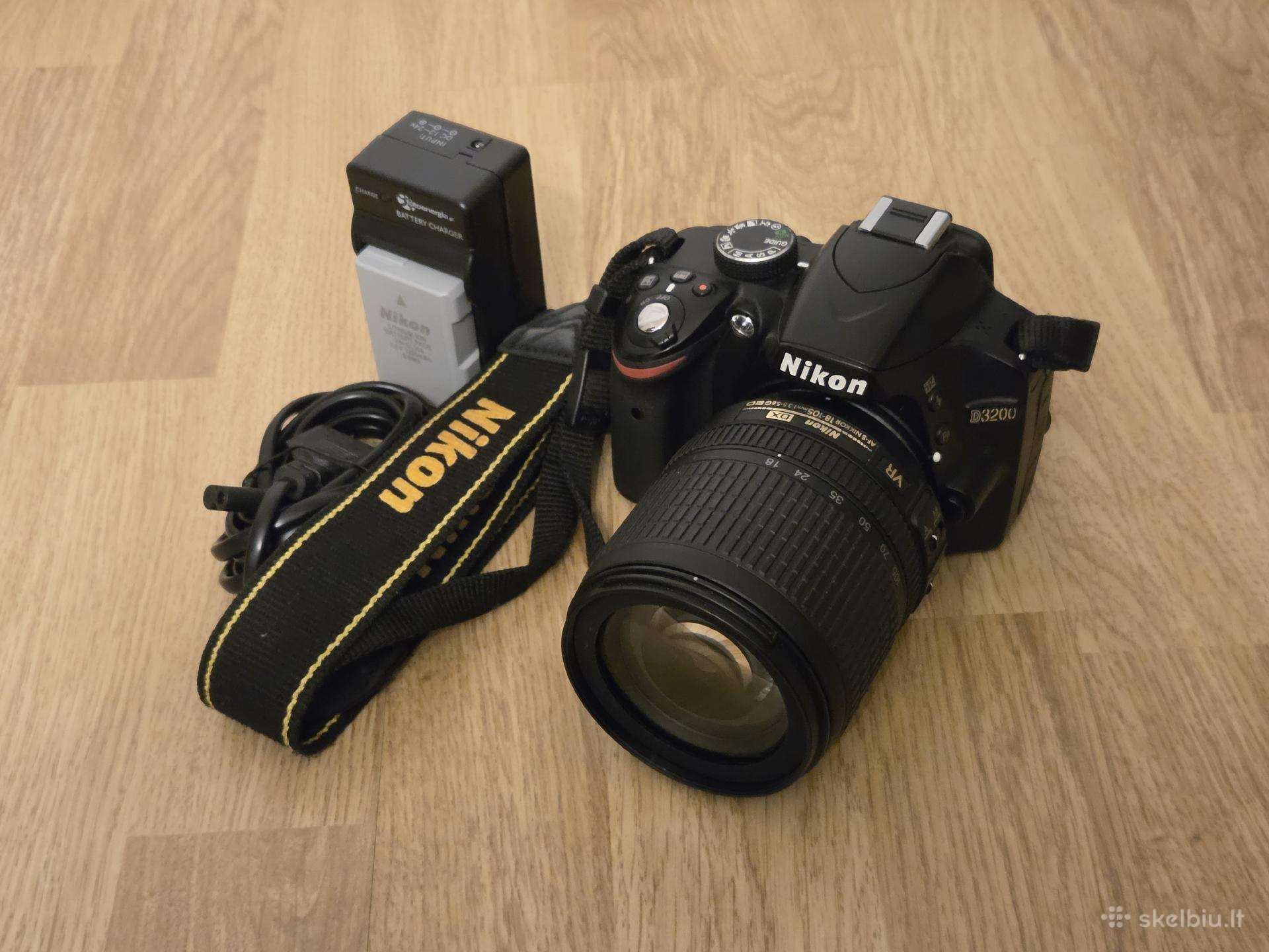 Nikon D3200 / 18-105 mm Af-s / Dslr / 23.6k kadrų