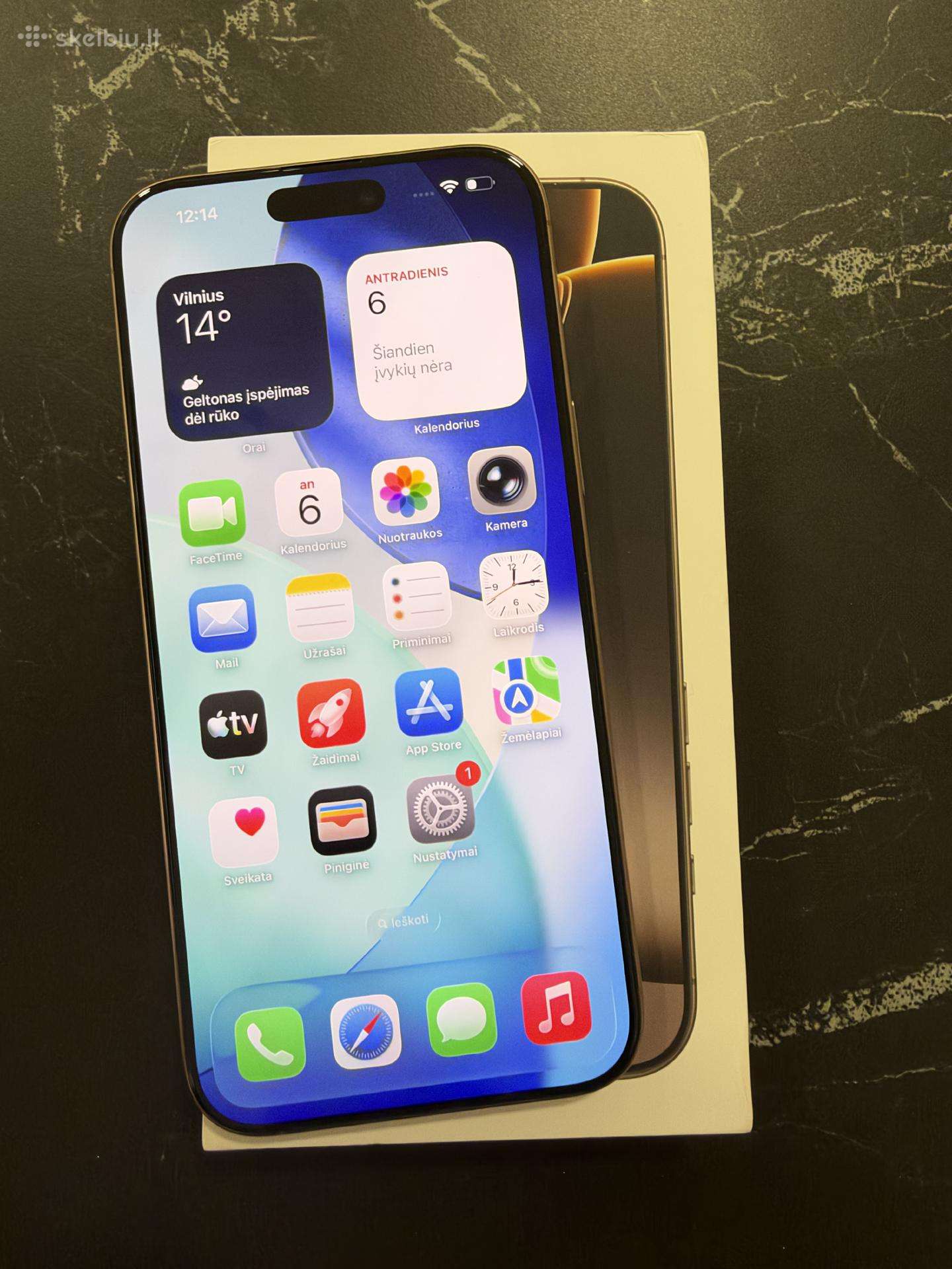 Parduodu Apple iPhone 16 Pro Max Desert 1 TB