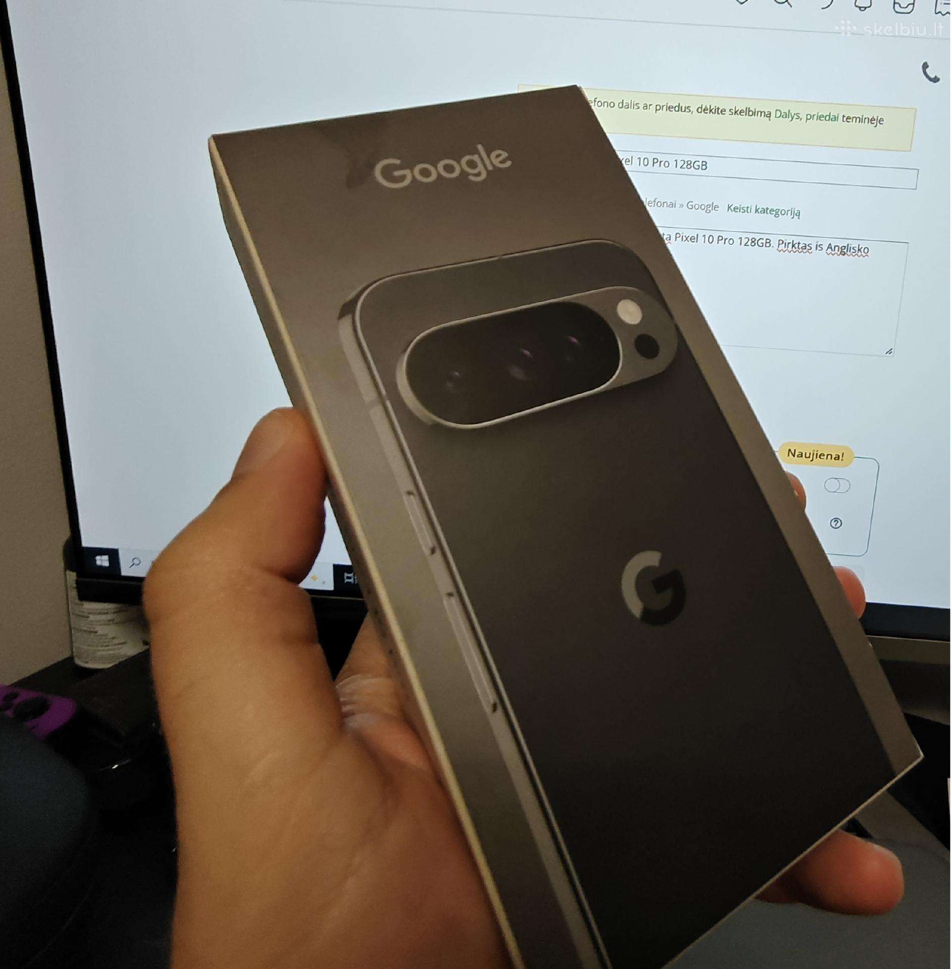 Parduodu nauja Pixel 10 Pro 128gb