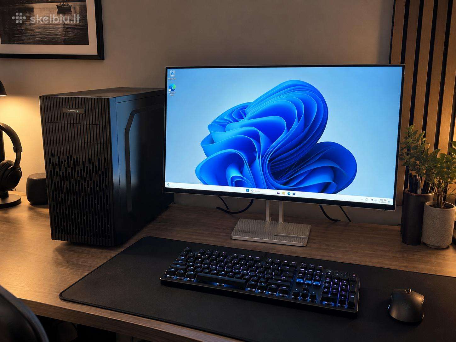 Kompiuteris + Lenovo monitorius