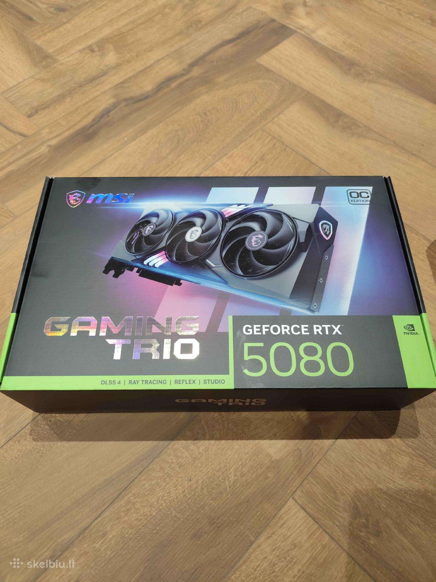 Msi Rtx 5080 16gb Gaming Trio Oc, nauja