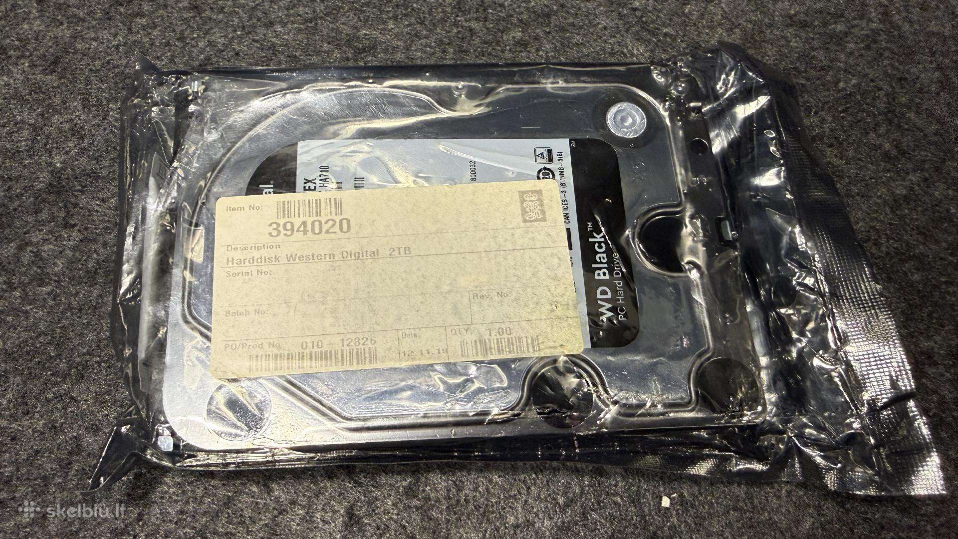 Kietas diskas 3.5-2tb supakuotas Western Digital