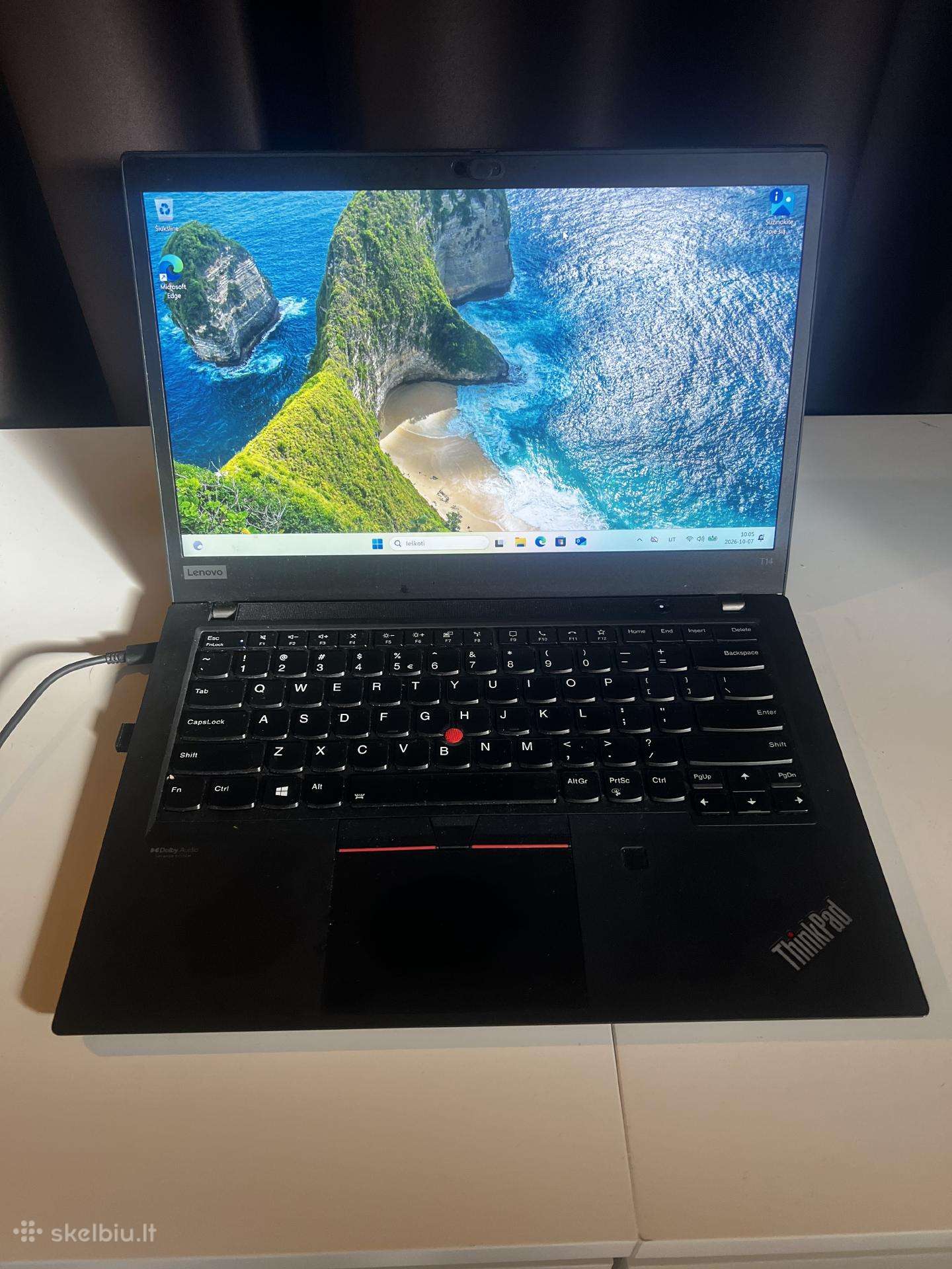 Nešiojamas kompiuteris Lenovo Thinkpad T14
