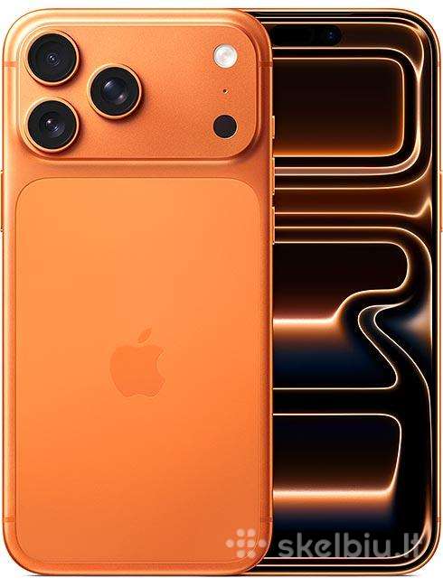 iPhone 17 pro max 256gb naujas oranzinis