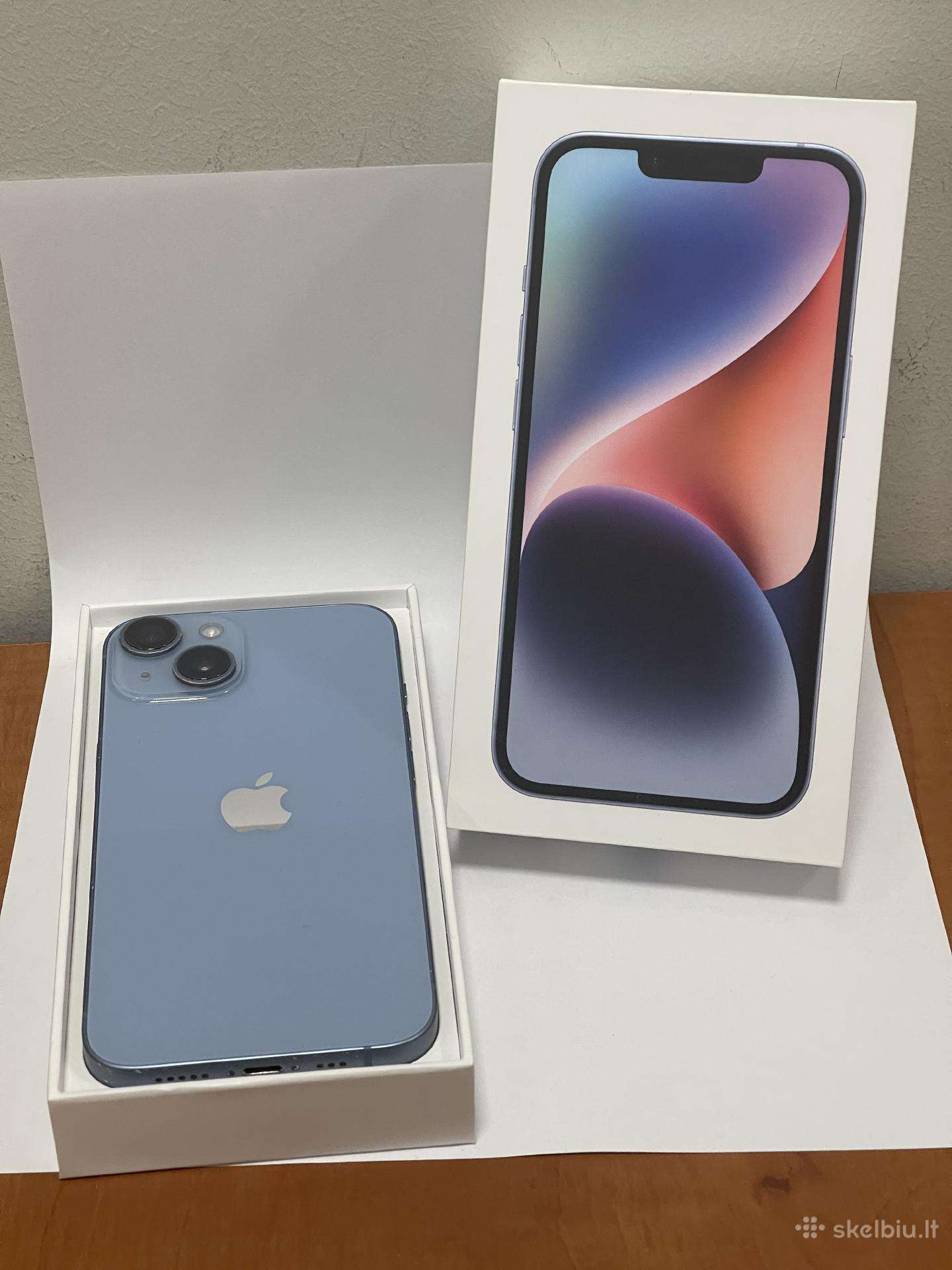 Apple iPhone 14 256gb Blue su įmonės garantija