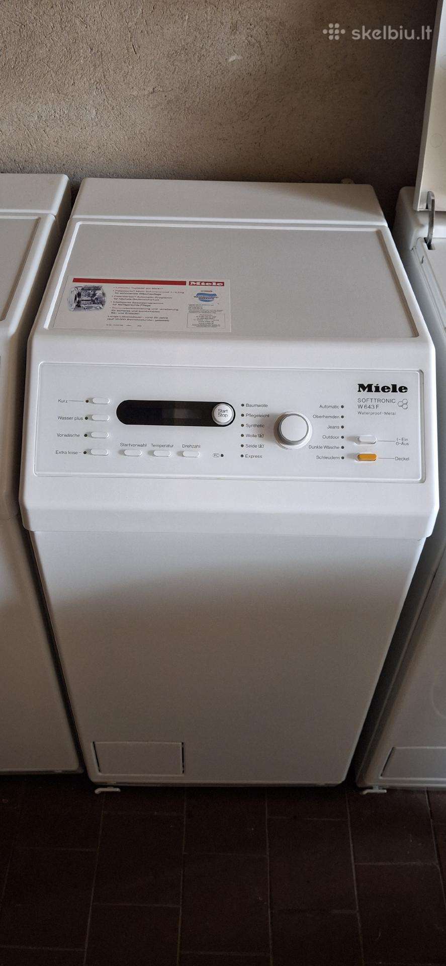 Skalbimo mašina "Miele" W 643 F A+