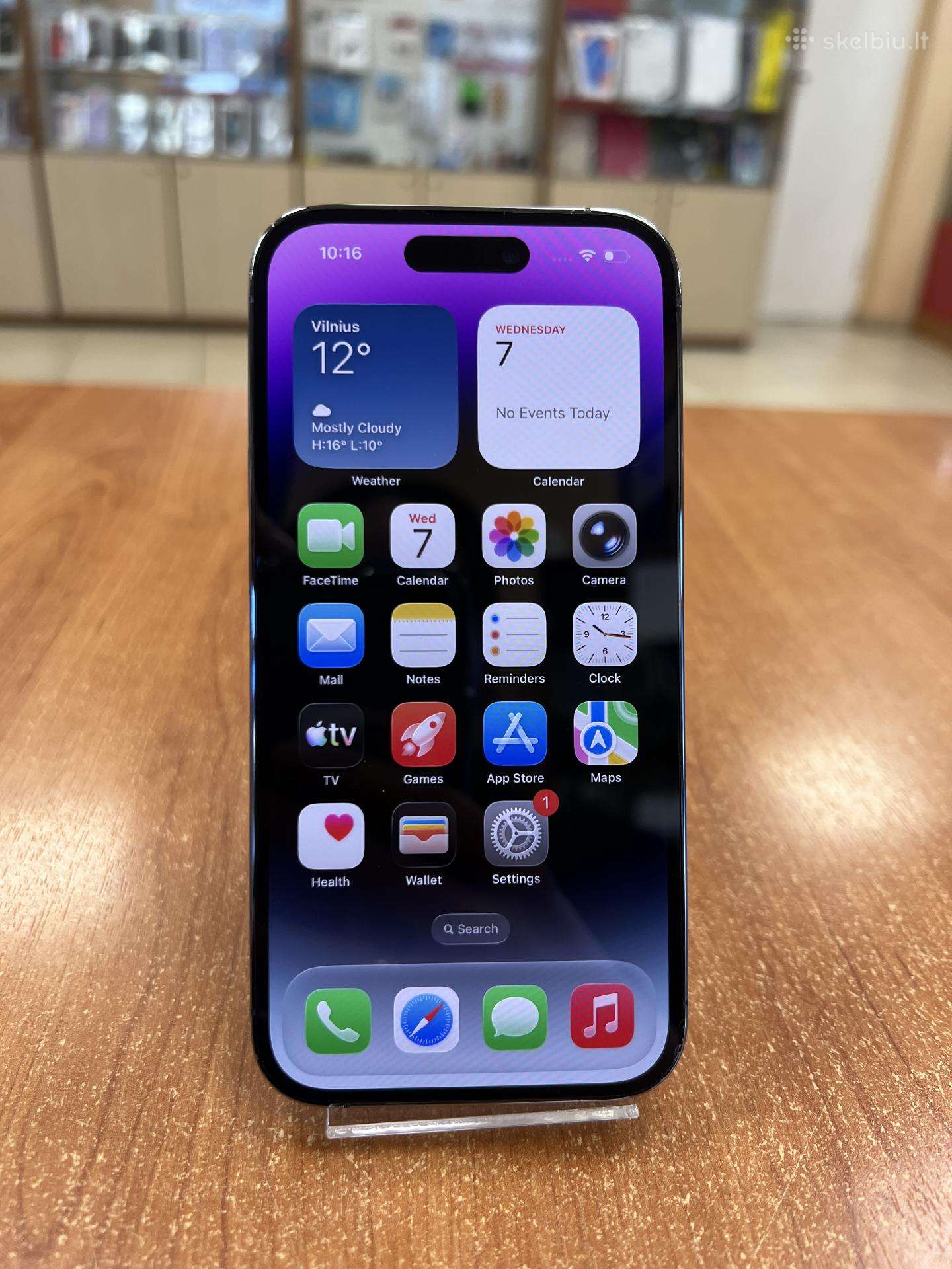 Apple iPhone 14 Pro 256 GB (Naudotas)