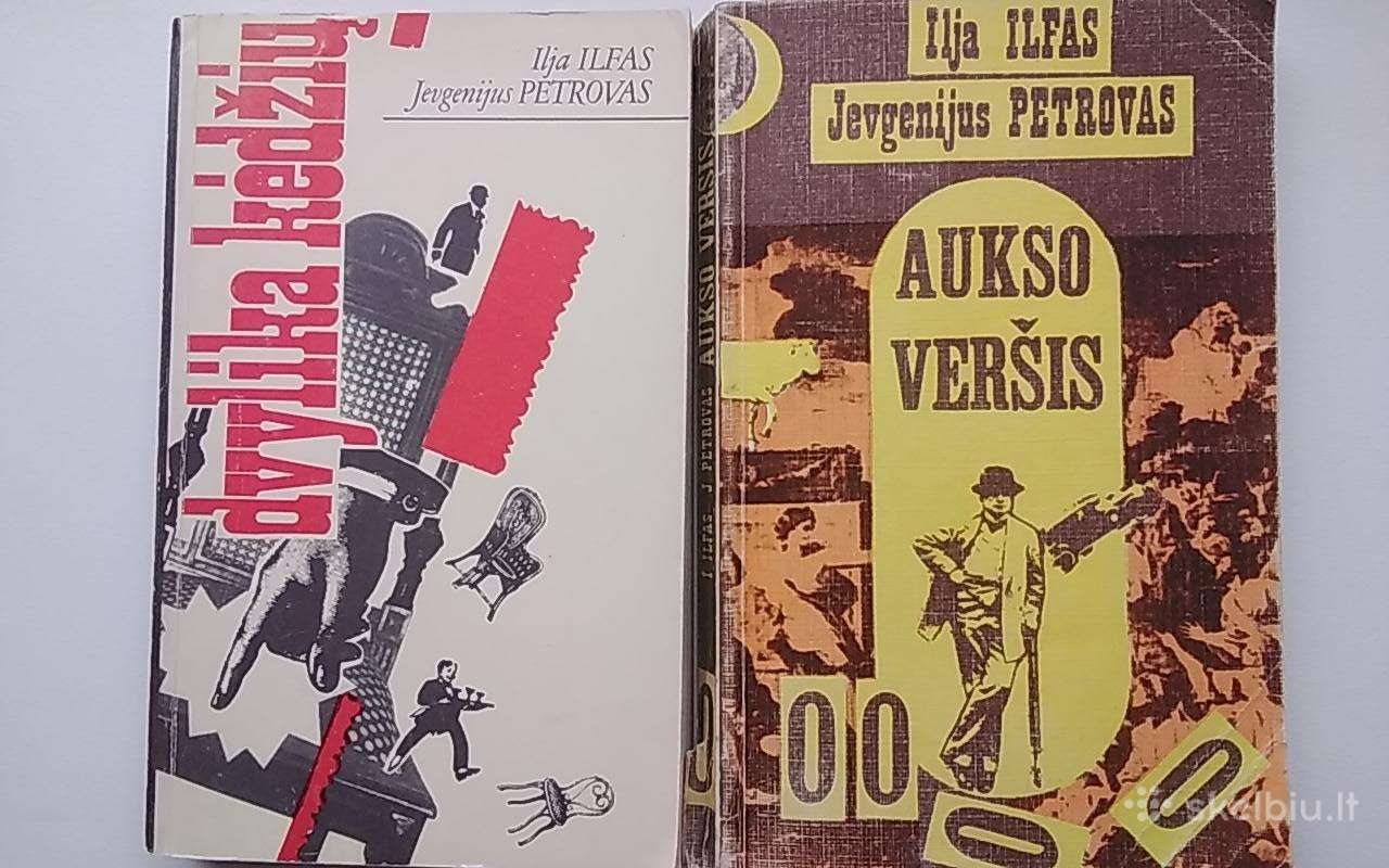 Dvylika kėdžių , Aukso veršis 2 knygos už 1€
