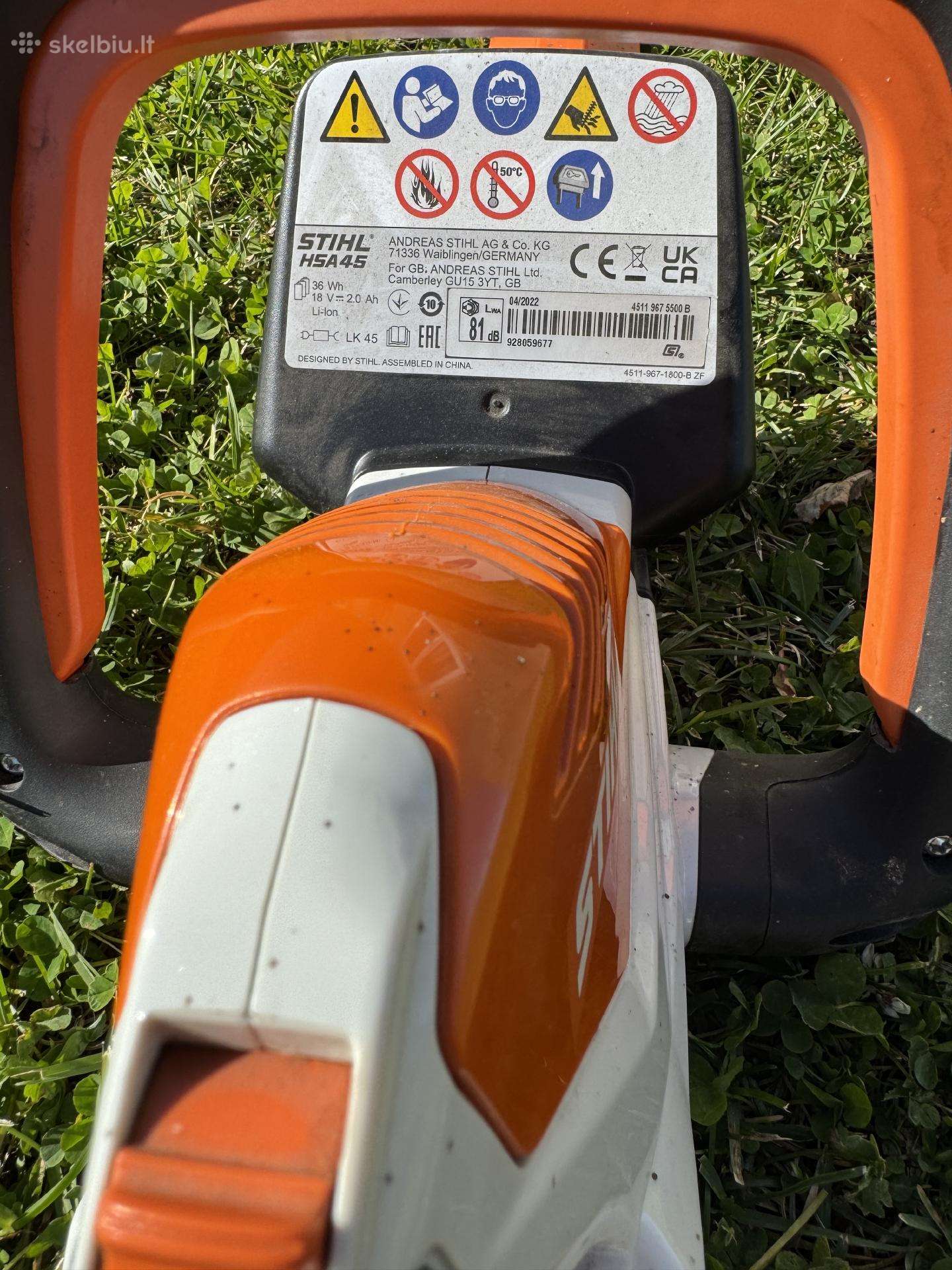 Stihl Hsa45 gyvatvorių žirklės naujos