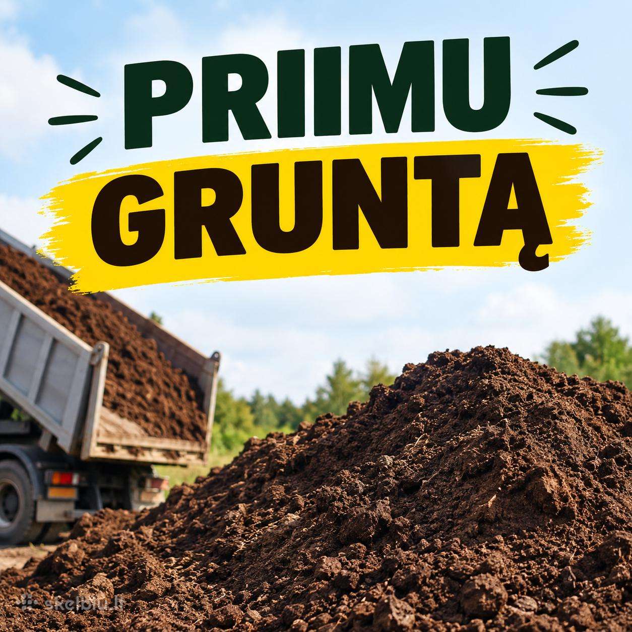 Priimu gruntą Pikeliškėse