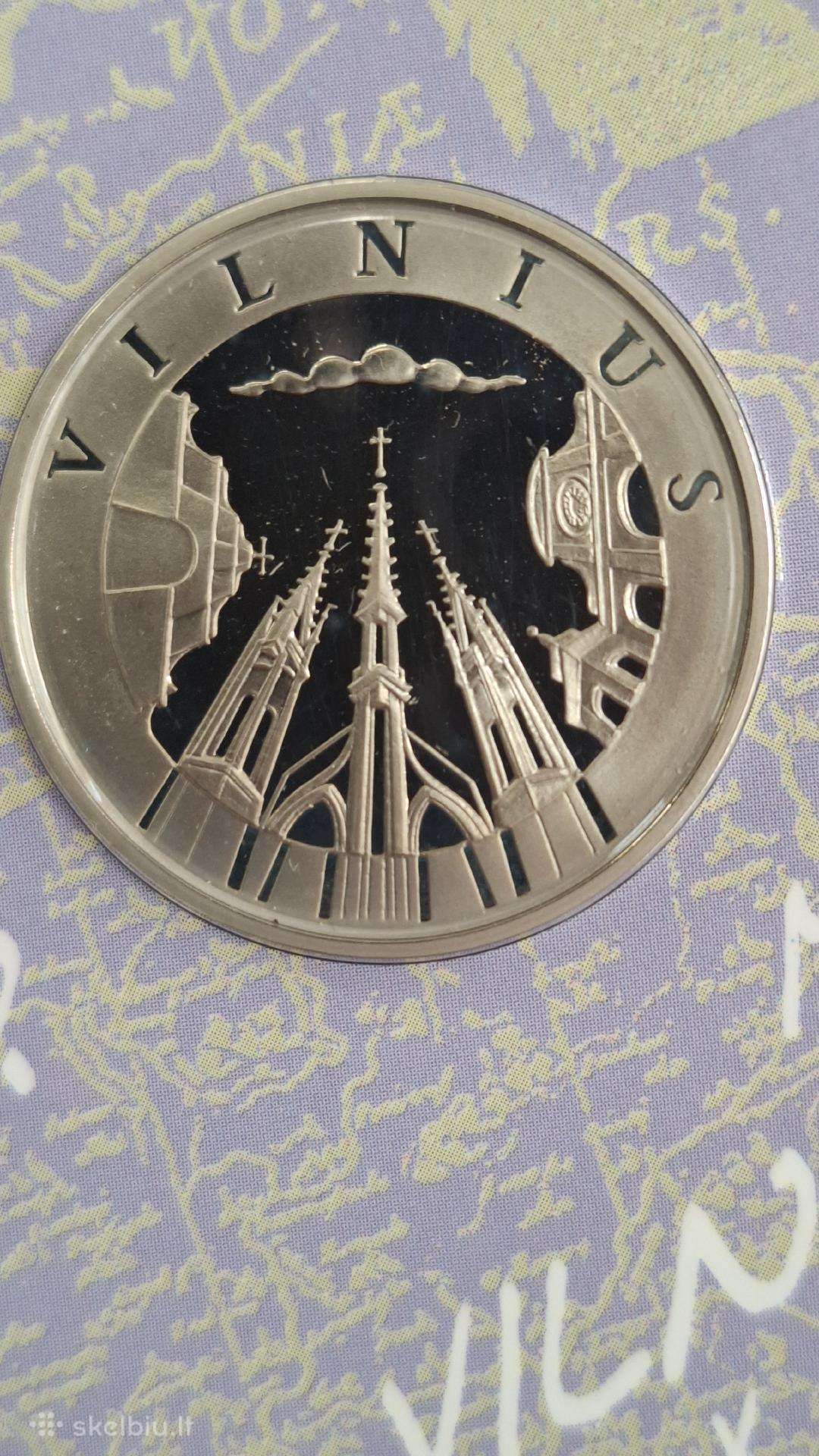 10 litų skirta Vilniui 1998