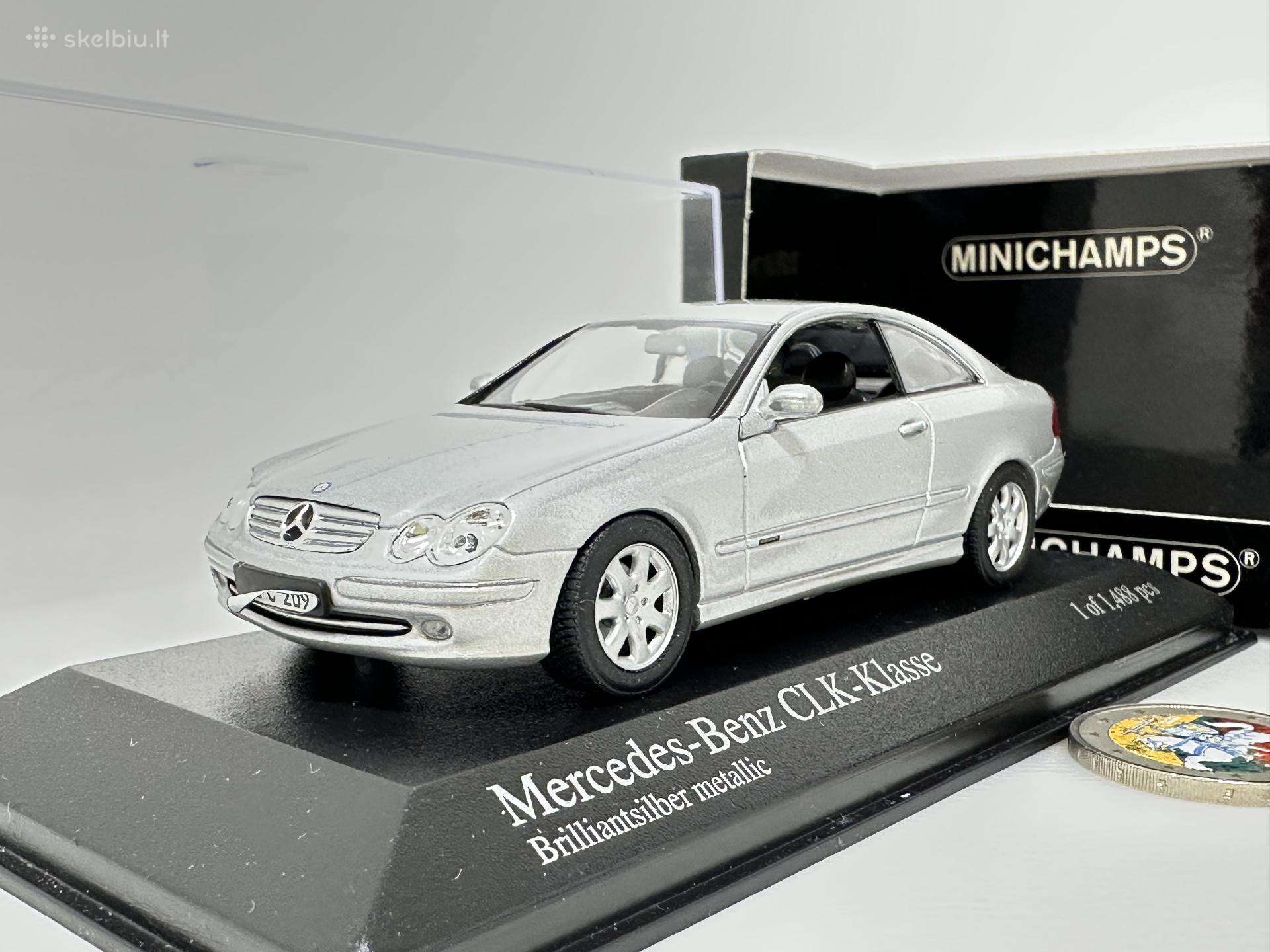 Mercedes-benz Clk Coupe C209 2001 sidabro 1:43