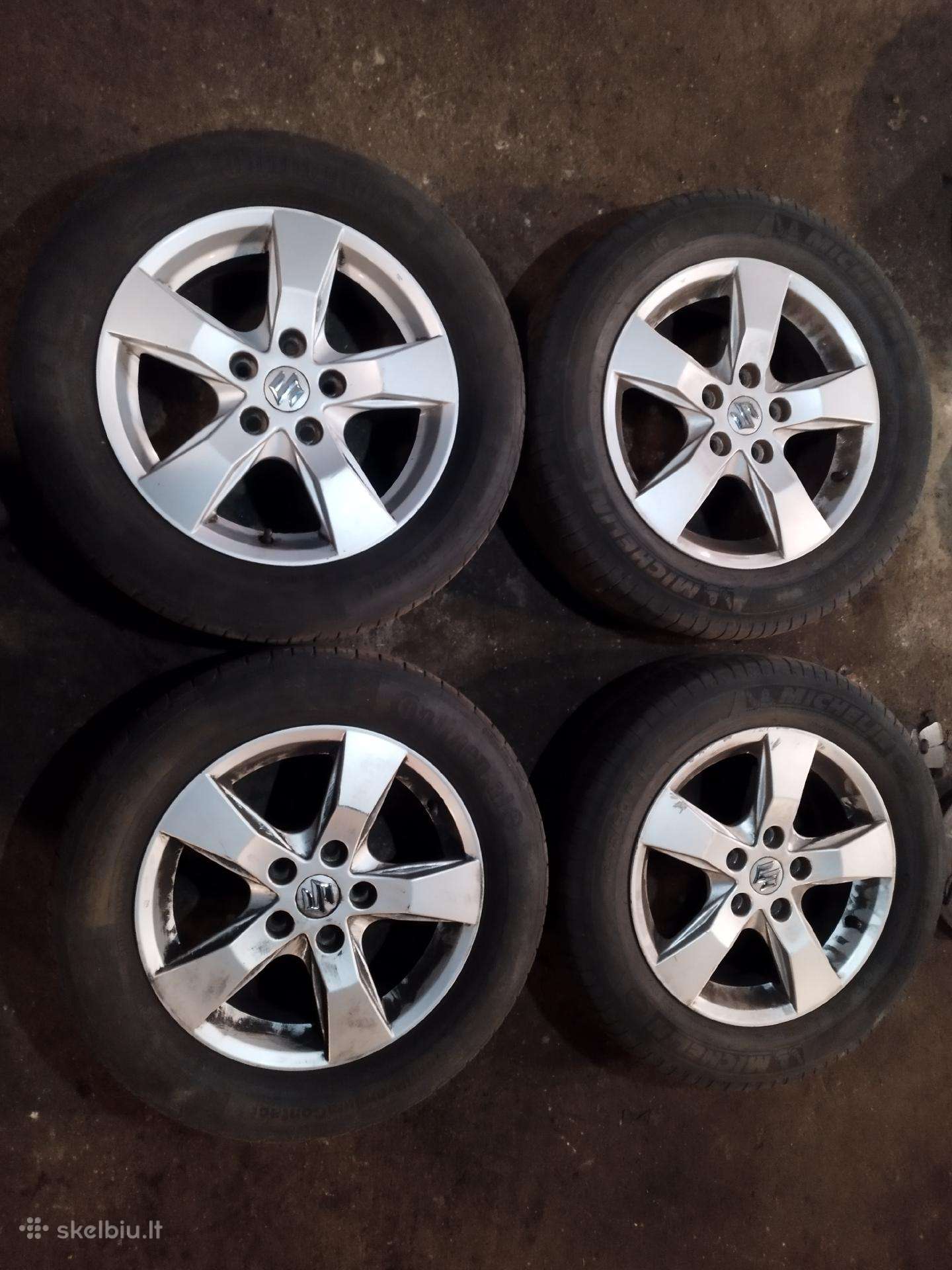 Suzuki Sx4 originalūs ratlankiai su padagom 6x16j
