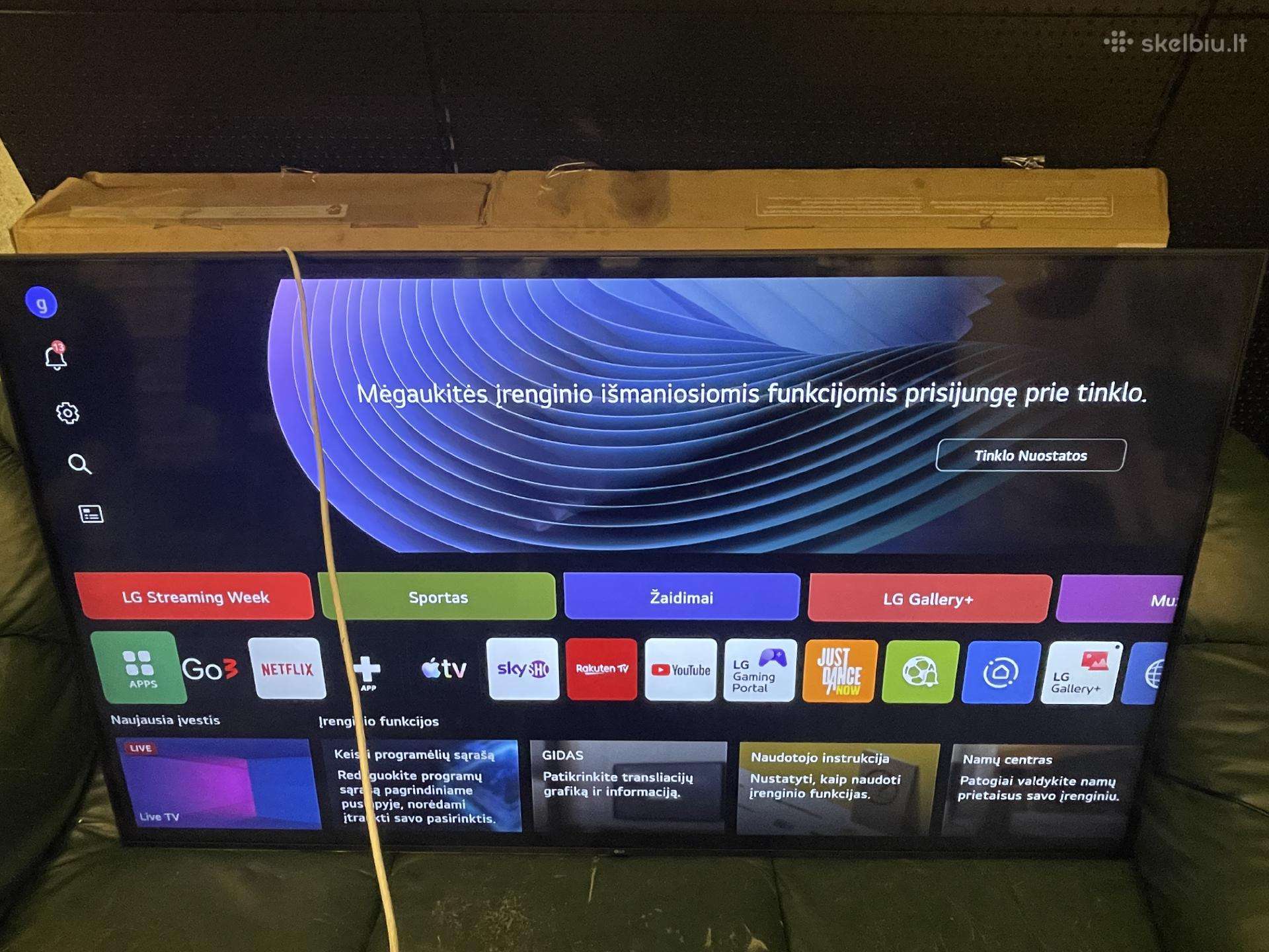 165cm 4k Uhd smart LG 65ut81003la su garantija