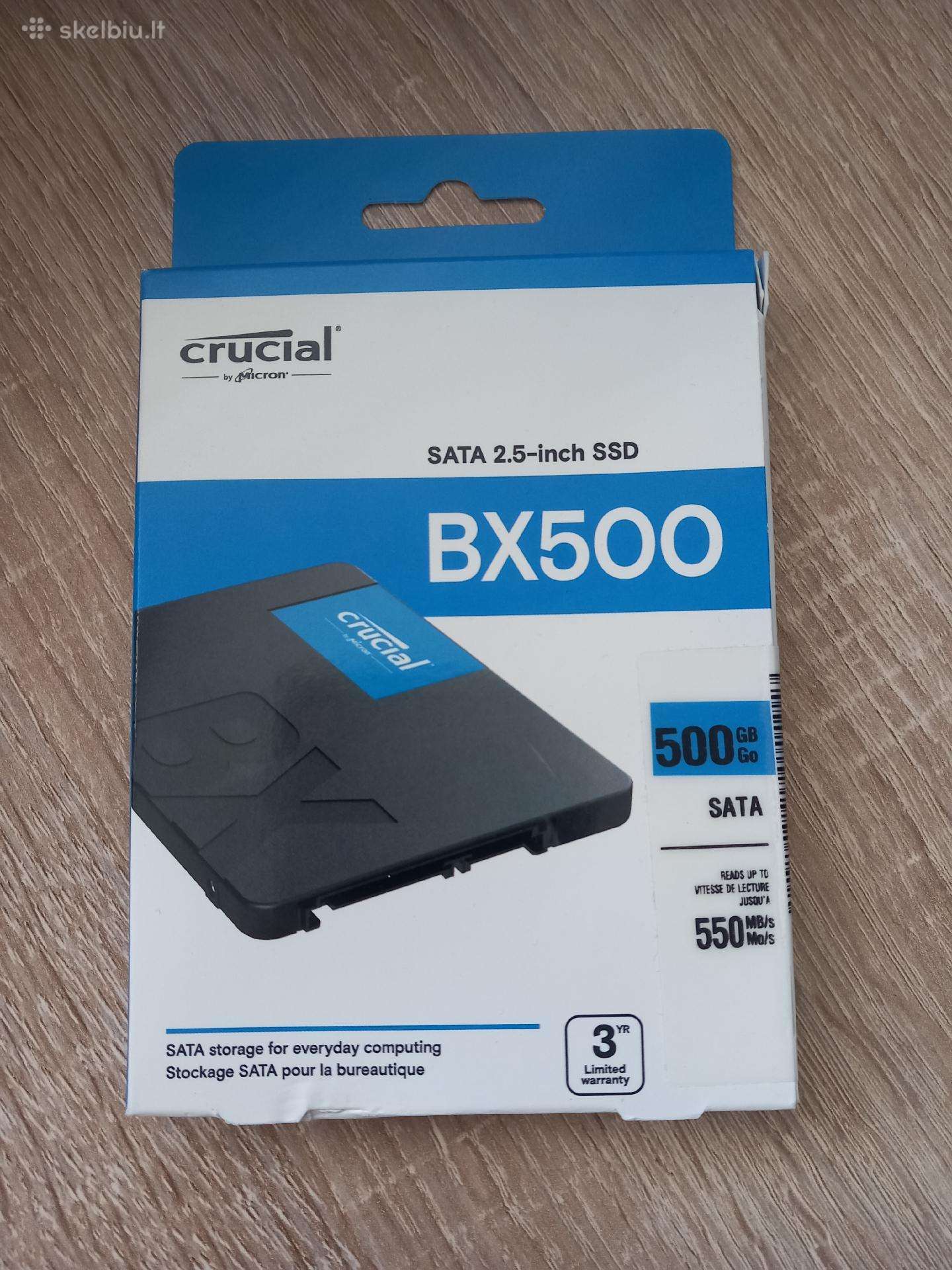 SSD 500 GB kietasis diskas Naujas neišpakuotas