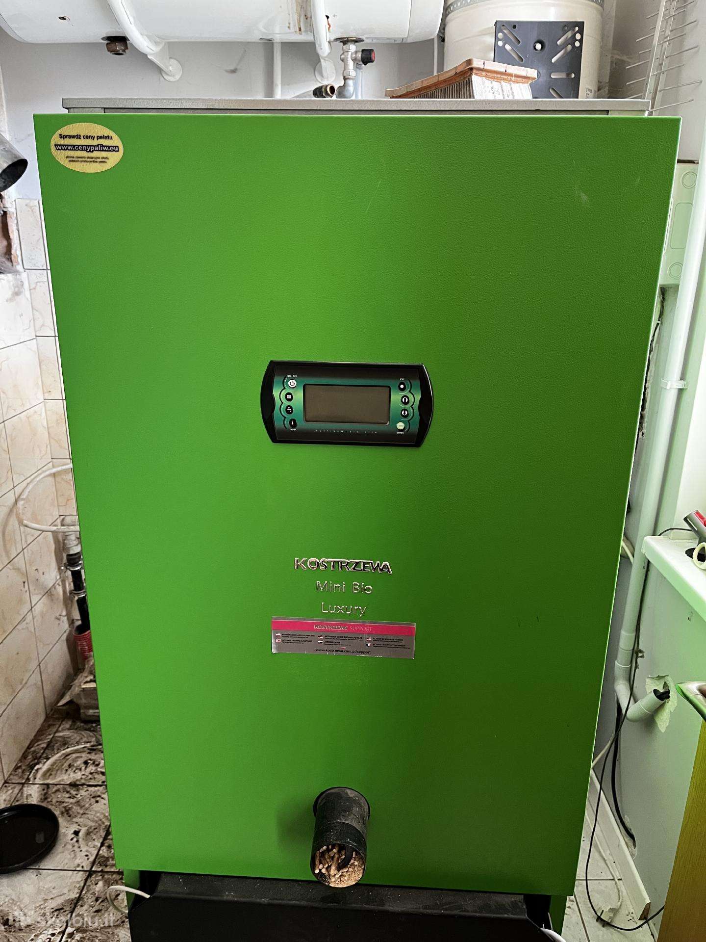 Kostrzewa granulinis 10kw katilas Naudotas