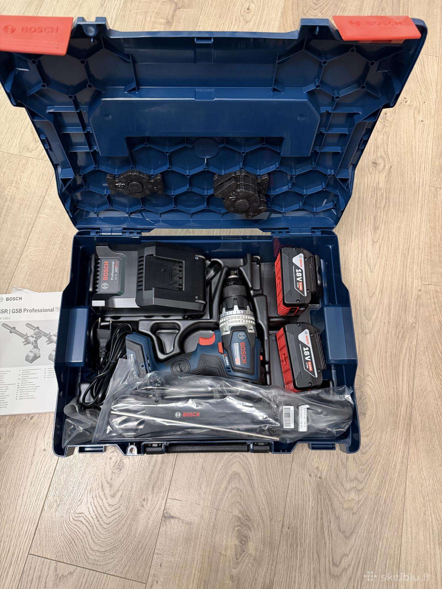 Bosch Gsb 18v-150 smūginis gręžtuvas-suktuvas