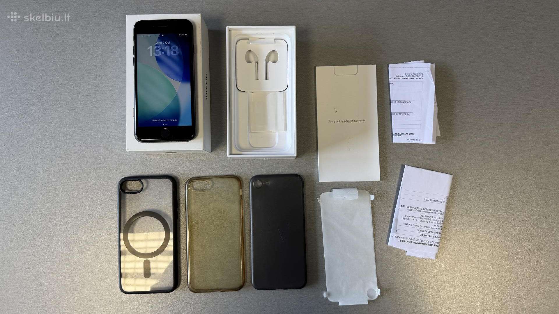 iPhone Se 2nd gen 128 GB / naujas telefonas