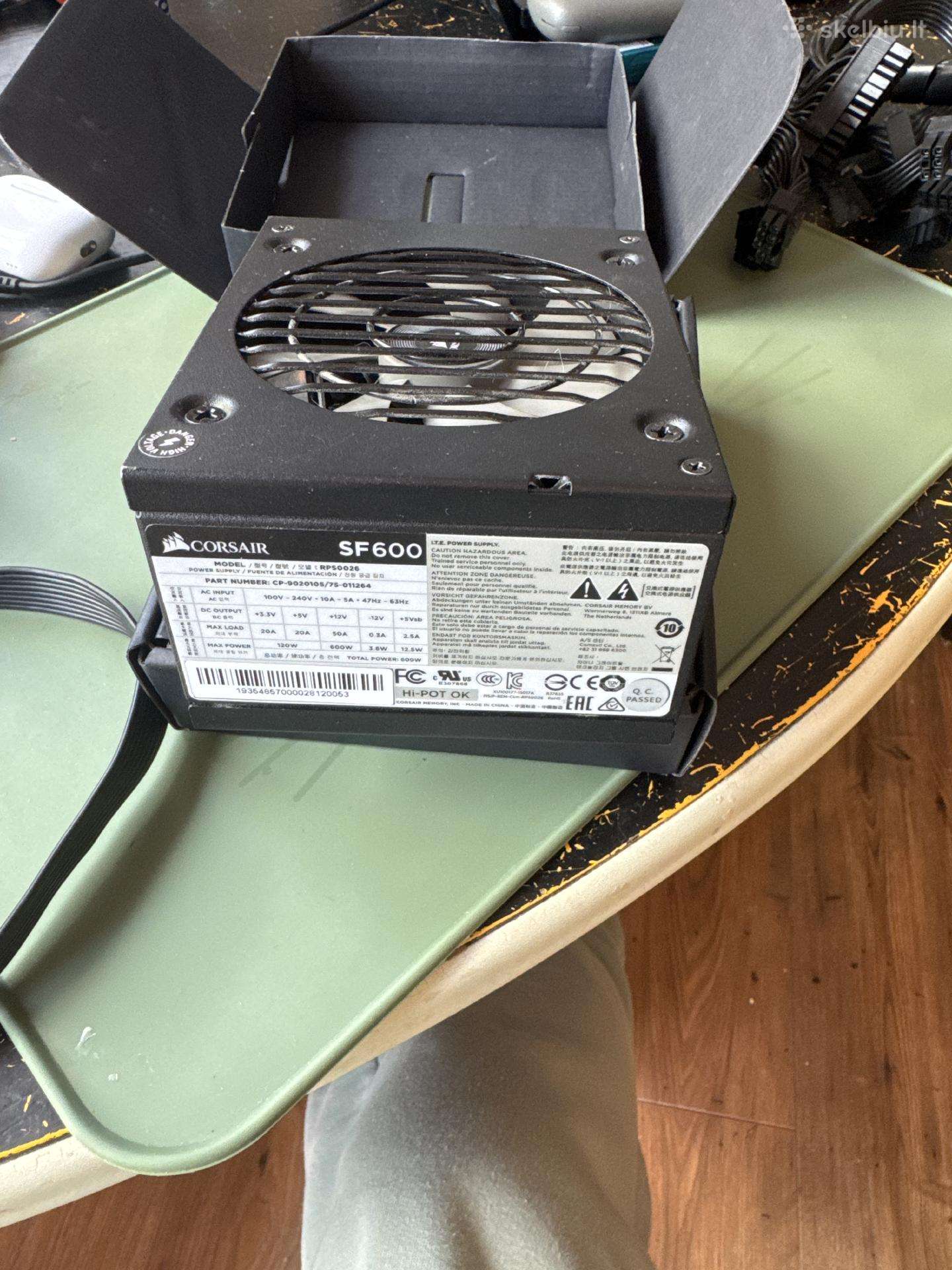 Corsair Sf600 600 Watt 80 Plus Gold Sfx